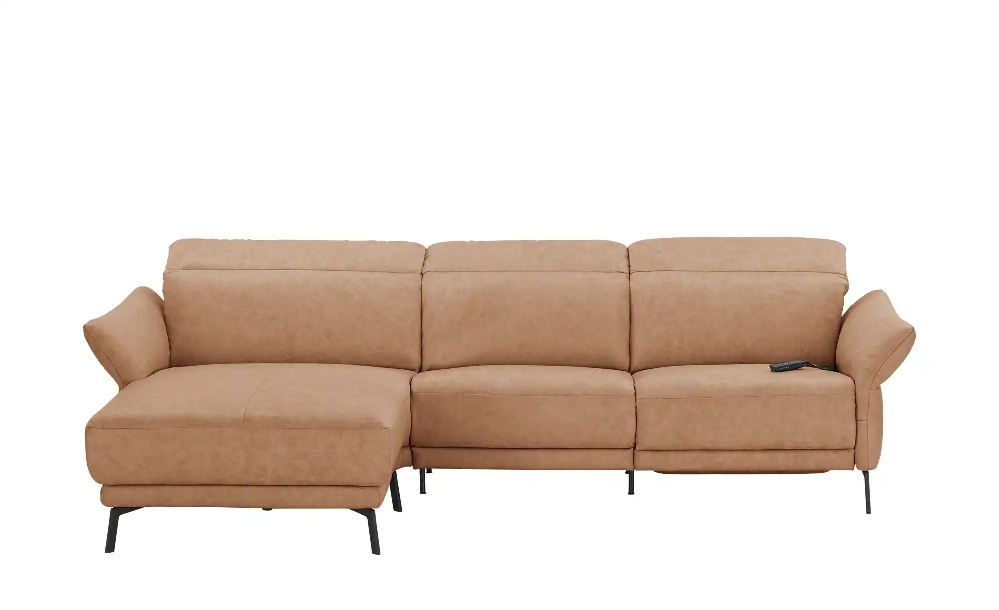 Wohnwert Ecksofa Leder Bellana ¦ braun ¦ Maße (cm): B: 291 H: 101 T: 176 Po günstig online kaufen