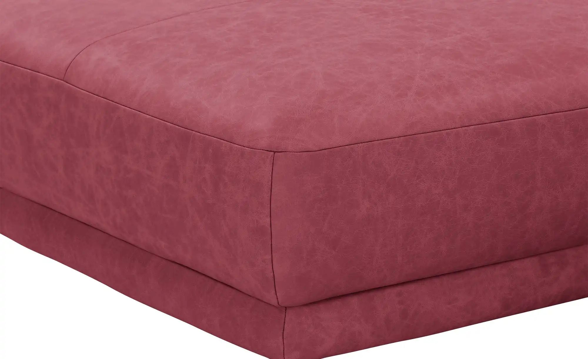 Thumbnail - Wohnwert Ecksofa Leder Bellana ¦ rot ¦ Maße (cm): B: 291 H: 101 T: 176.0 Polstermöbel > Sofas > Ecksofas - Höffner