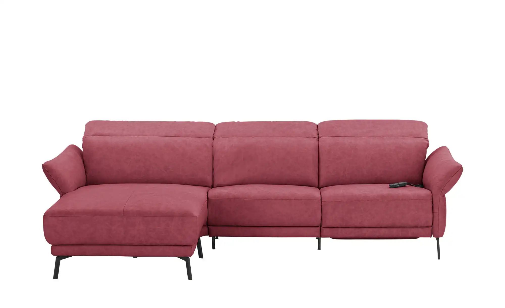 Wohnwert Ecksofa Leder Bellana ¦ rot ¦ Maße (cm): B: 291 H: 101 T: 176 Pols günstig online kaufen