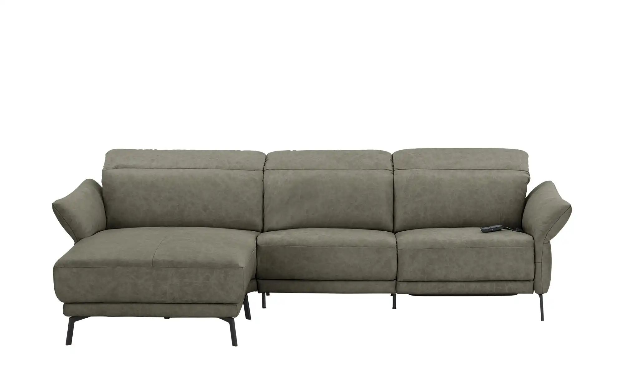 Wohnwert Ecksofa Leder Bellana ¦ grün ¦ Maße (cm): B: 291 H: 101 T: 176 Pol günstig online kaufen