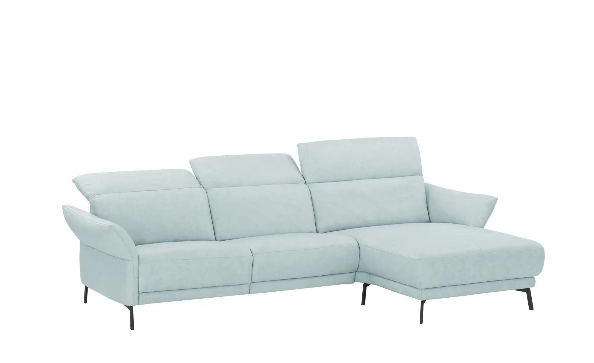 Thumbnail - Wohnwert Ecksofa Leder Bellana ¦ blau ¦ Maße (cm): B: 285 H: 101 T: 161.0 Polstermöbel > Sofas > Ecksofas - Höffner