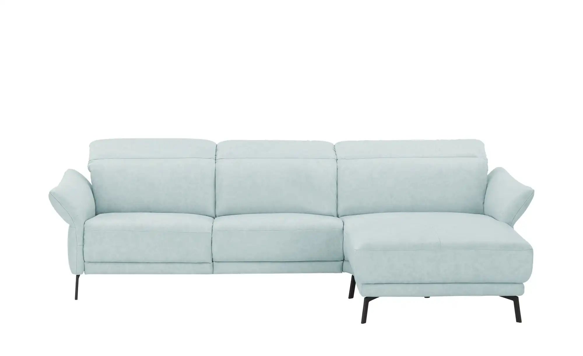 Wohnwert Ecksofa Leder Bellana ¦ blau ¦ Maße (cm): B: 285 H: 101 T: 161.0 P günstig online kaufen
