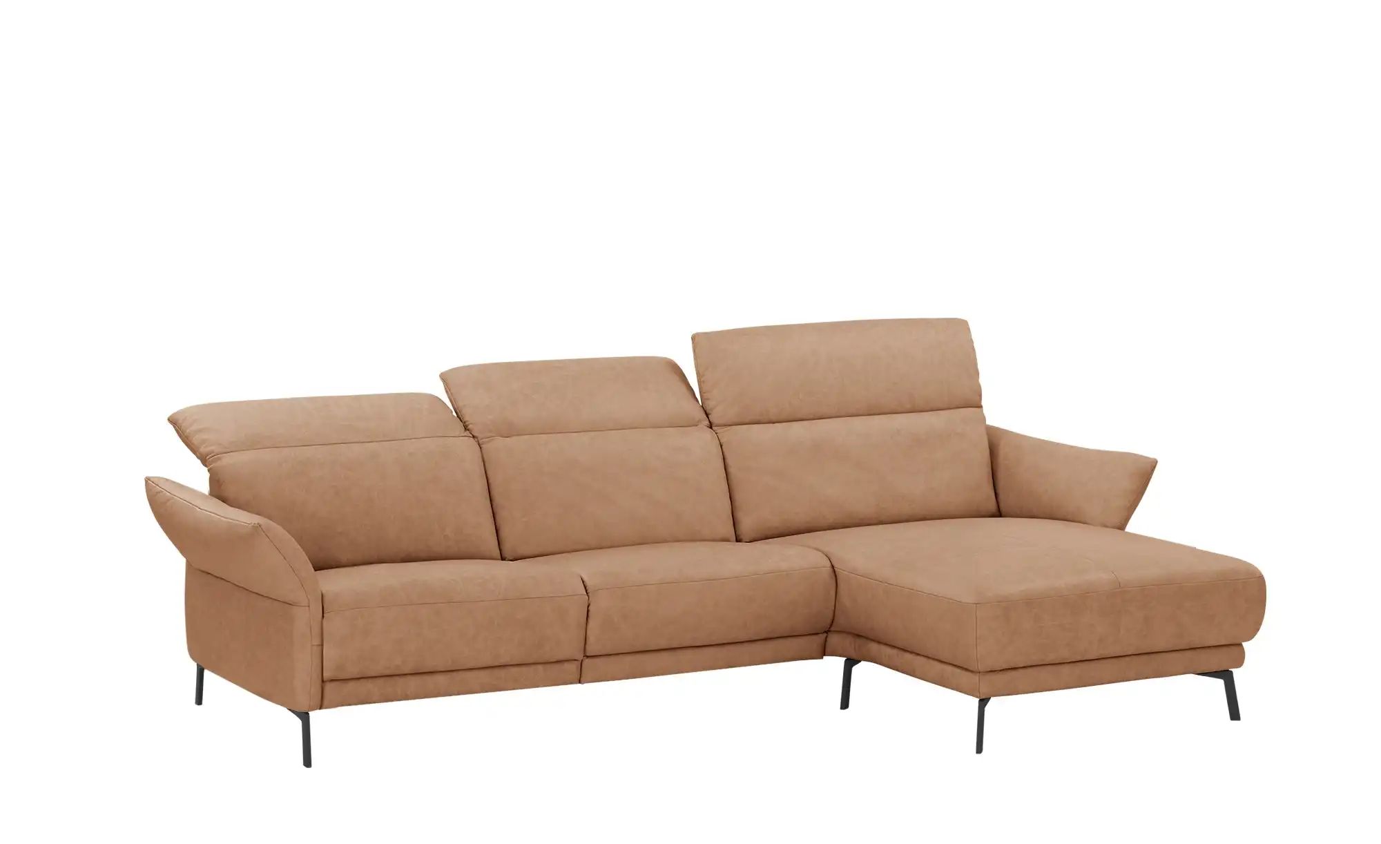 Wohnwert Ecksofa Leder Bellana ¦ braun ¦ Maße (cm): B: 285 H: 101 T: 161 Po günstig online kaufen