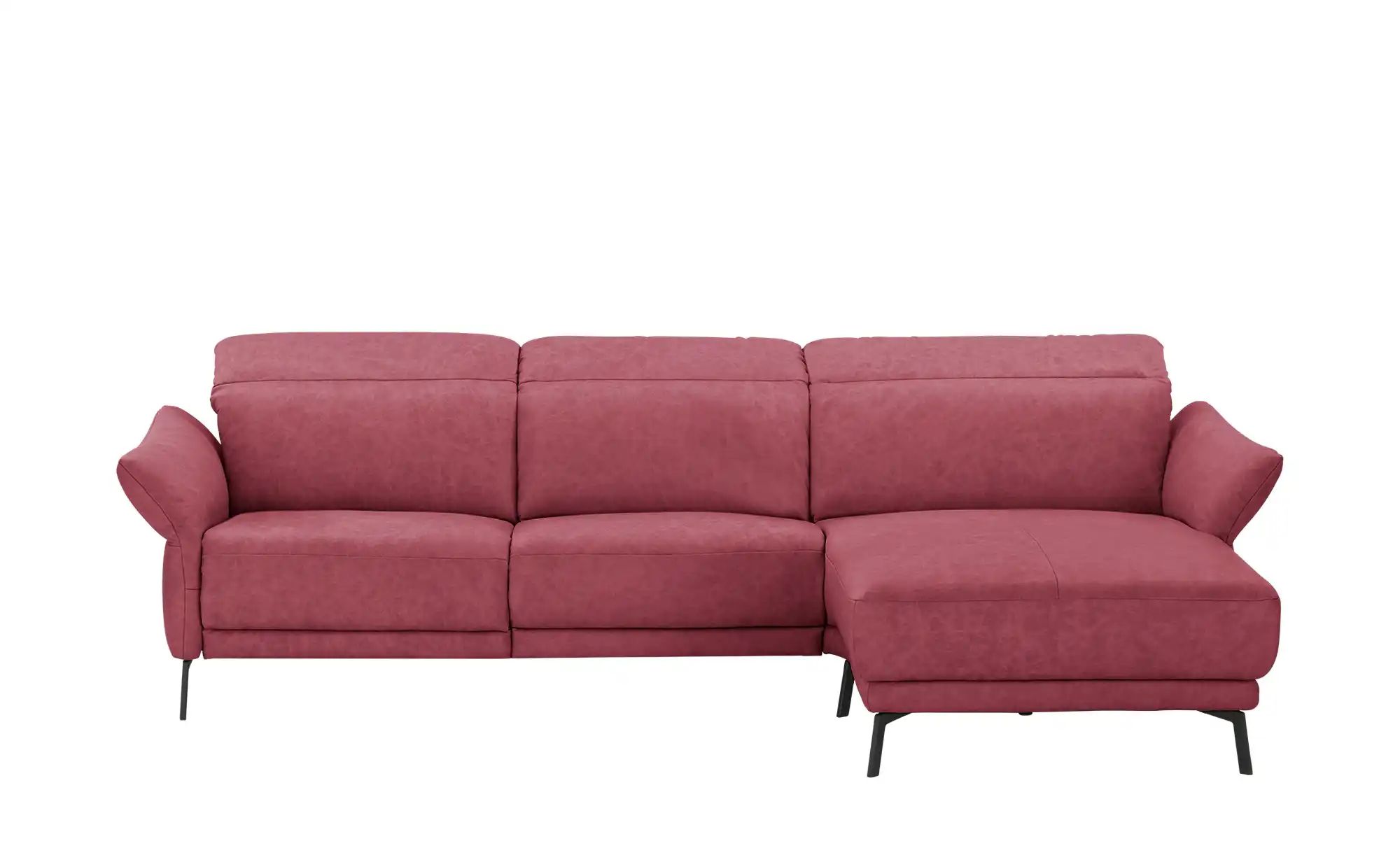 Wohnwert Ecksofa Leder Bellana ¦ rot ¦ Maße (cm): B: 285 H: 101 T: 161 Pols günstig online kaufen