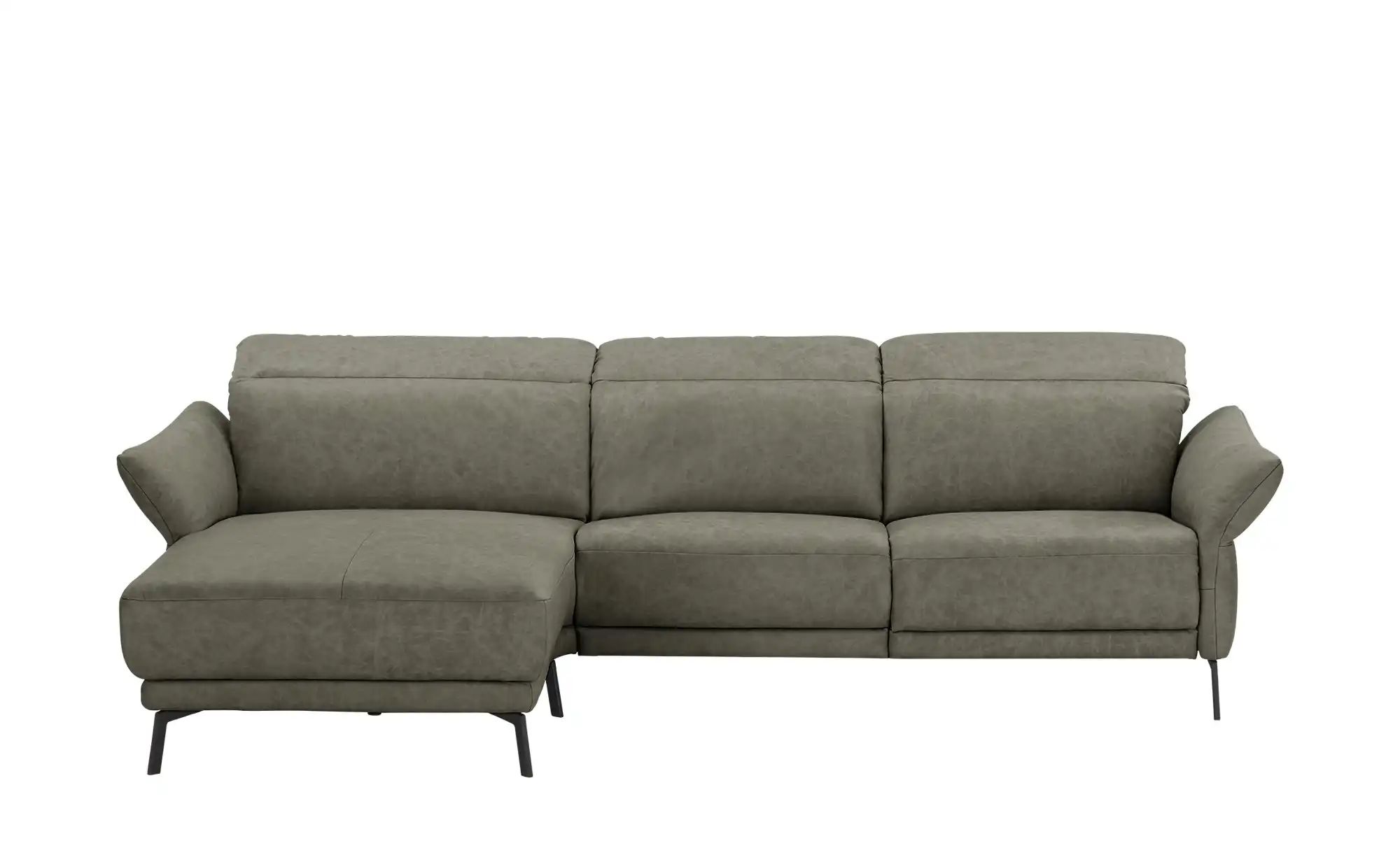 Wohnwert Ecksofa Leder Bellana ¦ grün ¦ Maße (cm): B: 285 H: 101 T: 161 Pol günstig online kaufen