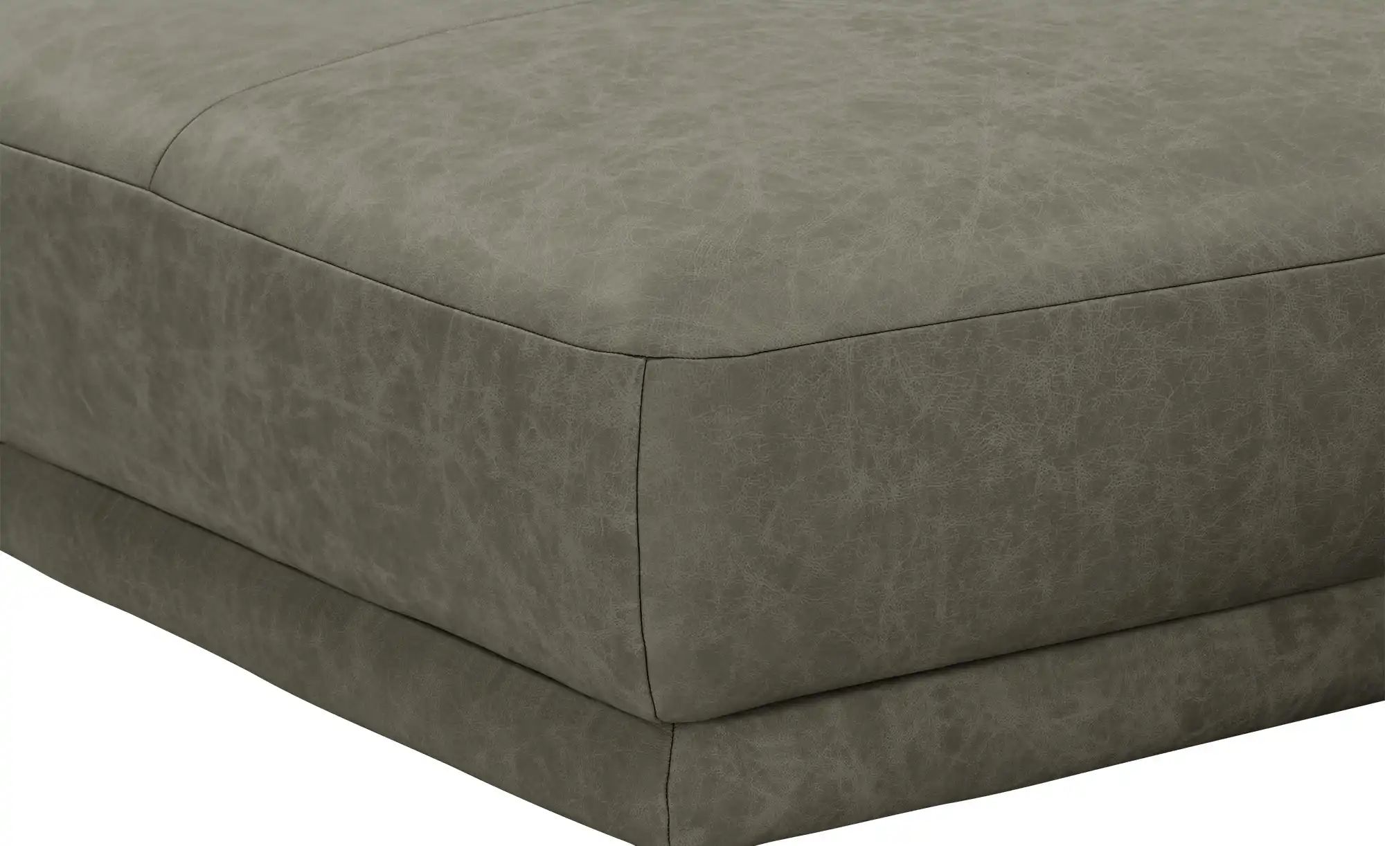 Wohnwert Ecksofa Leder Bellana ¦ grün ¦ Maße (cm): B: 285 H: 101 T: 161.0 P günstig online kaufen