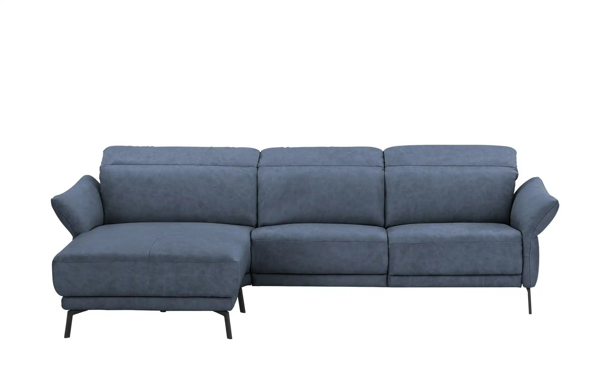 Wohnwert Ecksofa Leder Bellana ¦ blau ¦ Maße (cm): B: 285 H: 101 T: 161 Pol günstig online kaufen