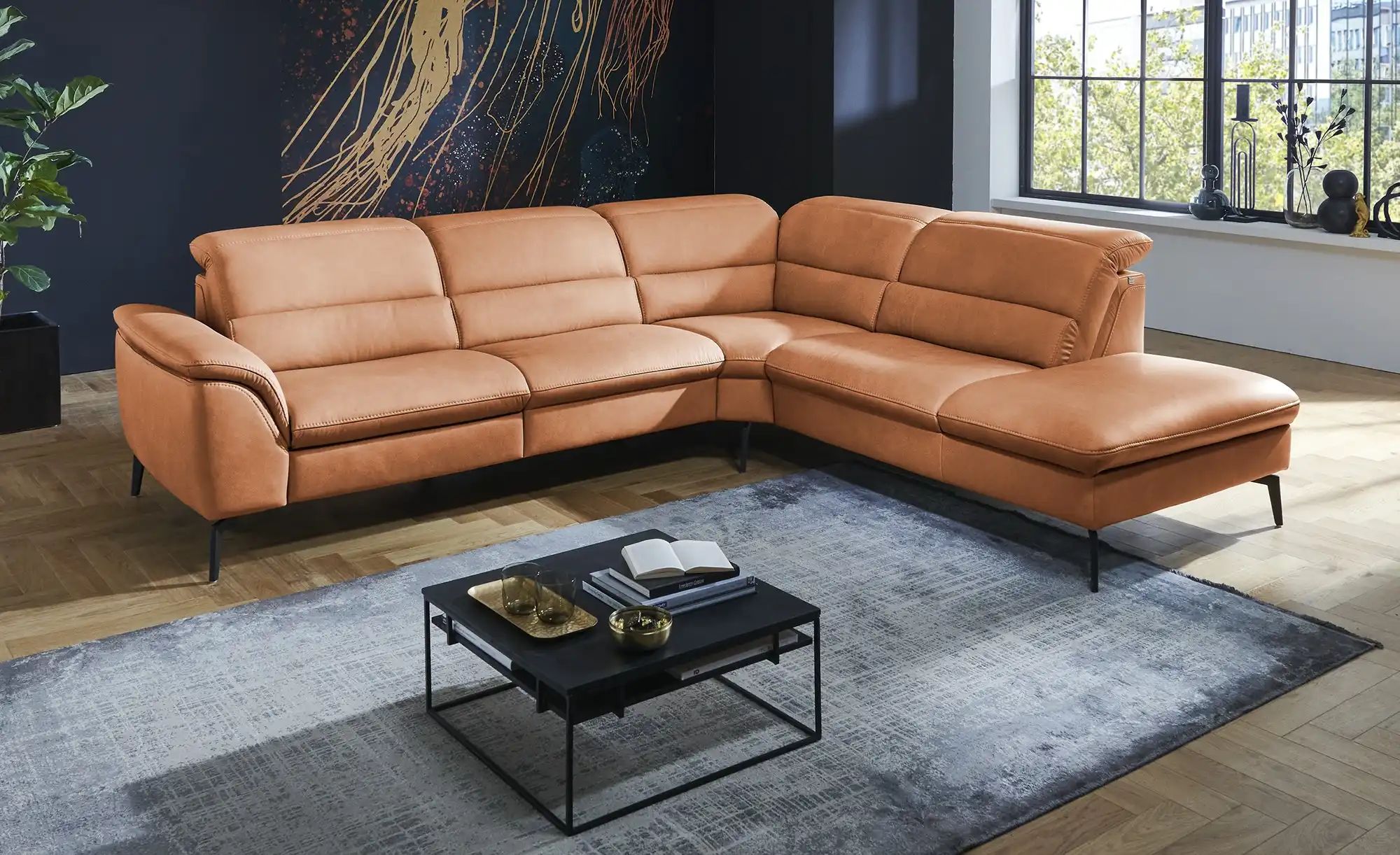 Thumbnail - Hukla Ecksofa Luisa ¦ braun ¦ Maße (cm): B: 298 H: 106 T: 258.0 Polstermöbel > Sofas > Ecksofas - Höffner