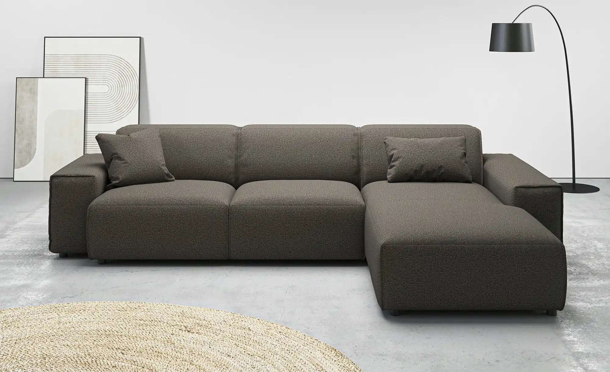 Gray & Jones Ecksofa  Baltic Breeze ¦ grau ¦ Maße (cm): B: 300 H: 71 T: 189 günstig online kaufen