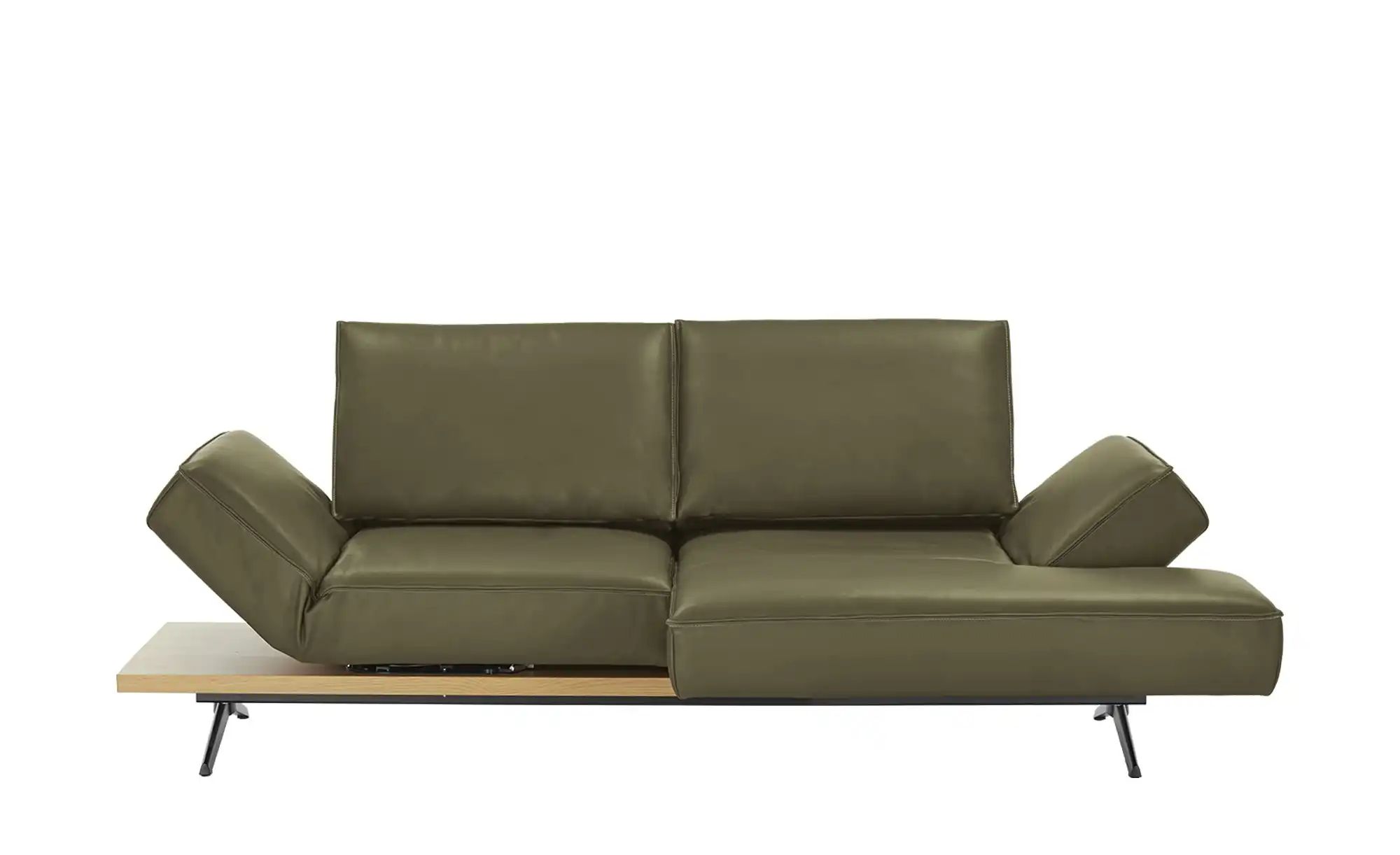 KOINOR Ecksofa Echtleder Phoenix ¦ grün ¦ Maße (cm): B: 240 H: 116 T: 132 P günstig online kaufen