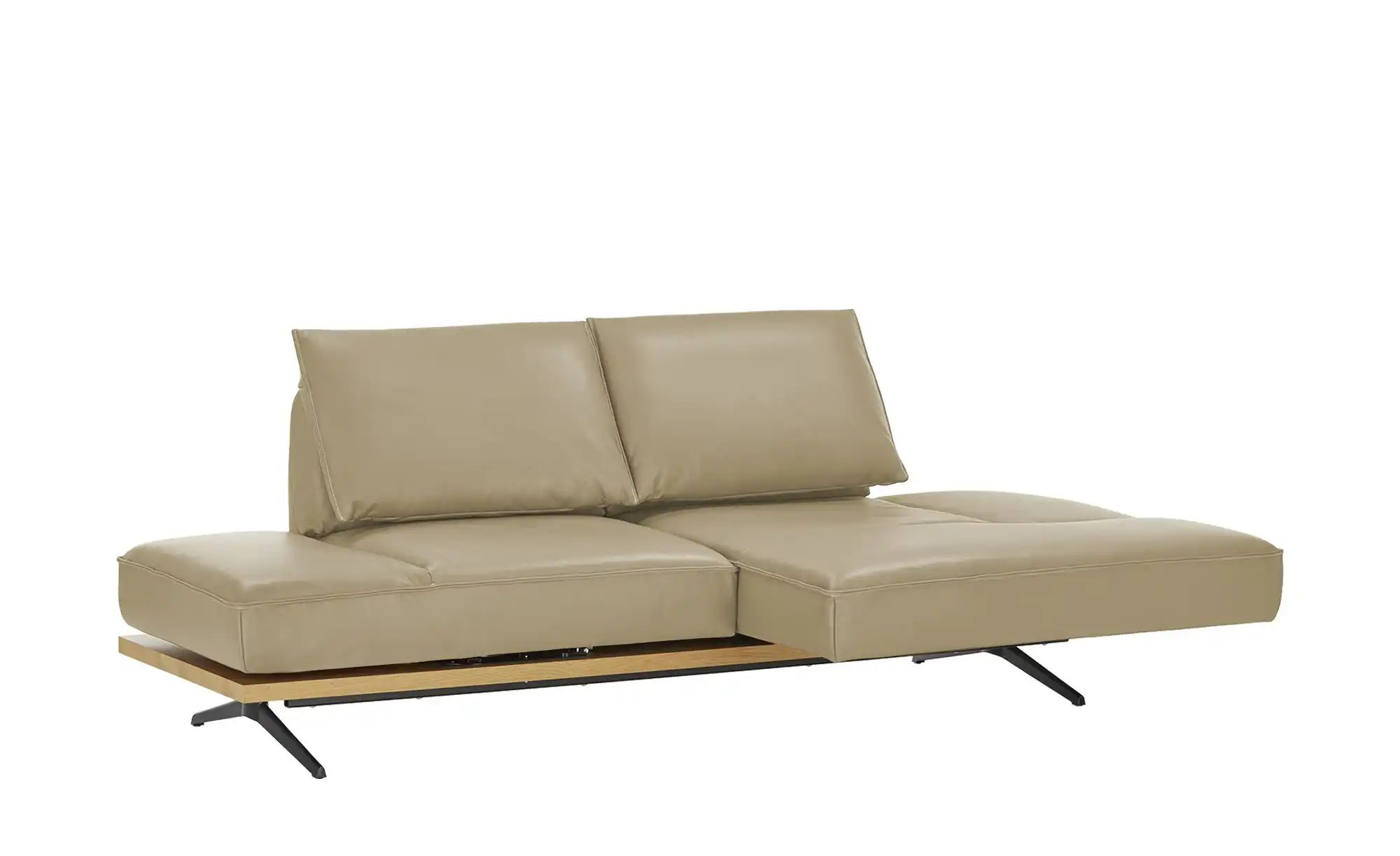 KOINOR Ecksofa Echtleder Phoenix ¦ beige ¦ Maße (cm): B: 240 H: 116 T: 132 günstig online kaufen