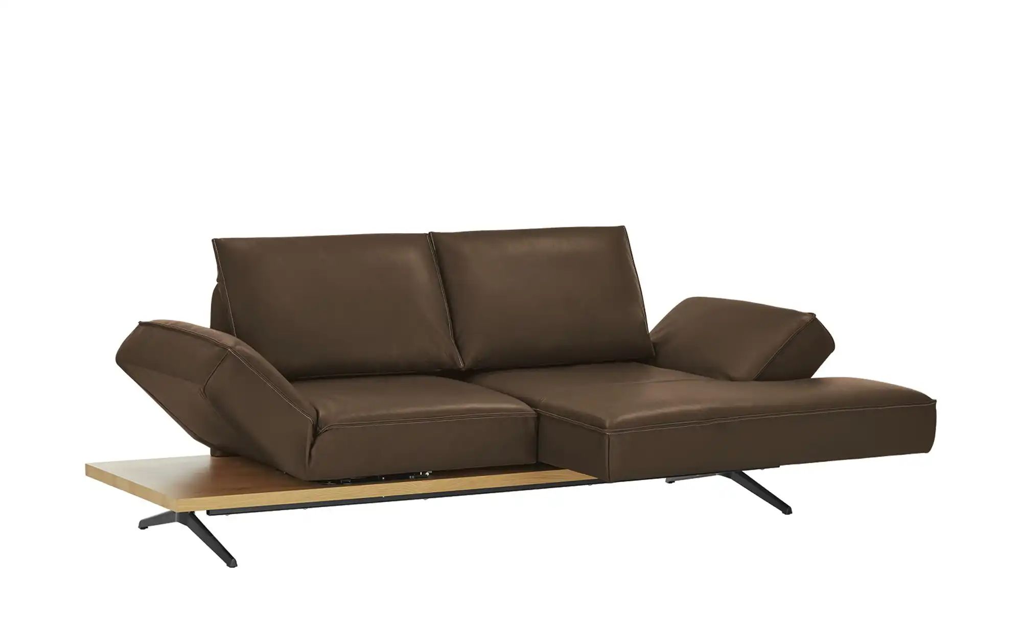 KOINOR Ecksofa Echtleder Phoenix ¦ braun ¦ Maße (cm): B: 240 H: 116 T: 132 günstig online kaufen