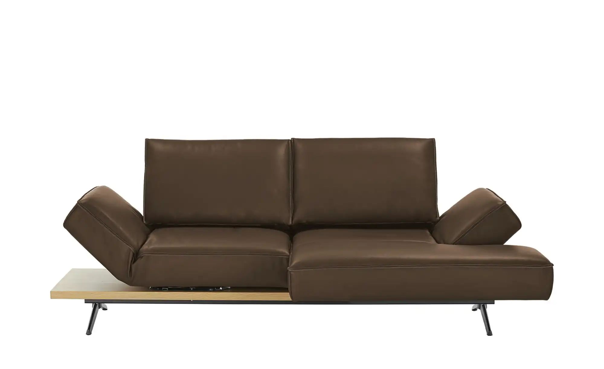 KOINOR Ecksofa Echtleder Phoenix ¦ braun ¦ Maße (cm): B: 240 H: 116 T: 132 günstig online kaufen