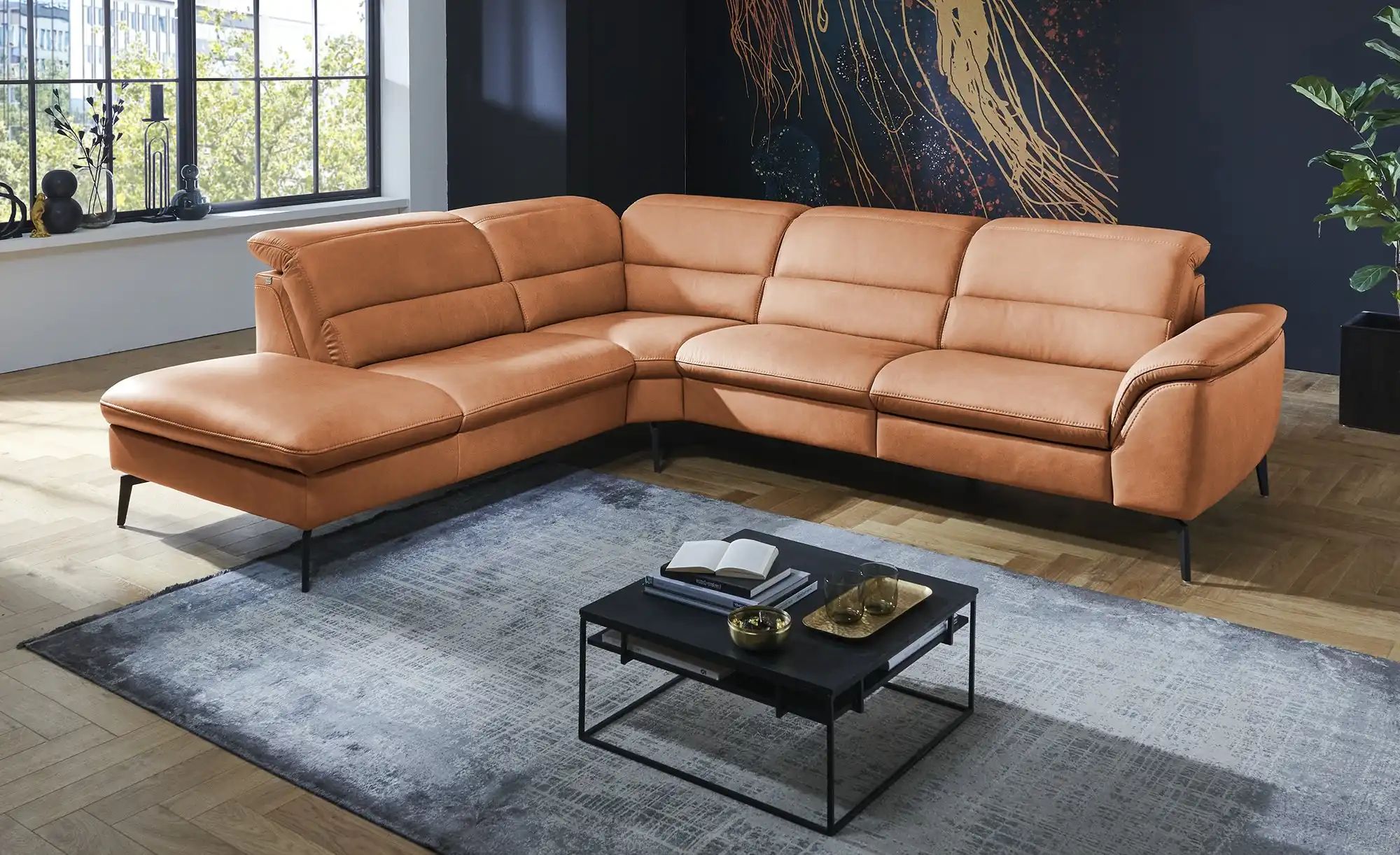 Hukla Ecksofa  Luisa ¦ braun ¦ Maße (cm): B: 298 H: 106 T: 258 Polstermöbel günstig online kaufen