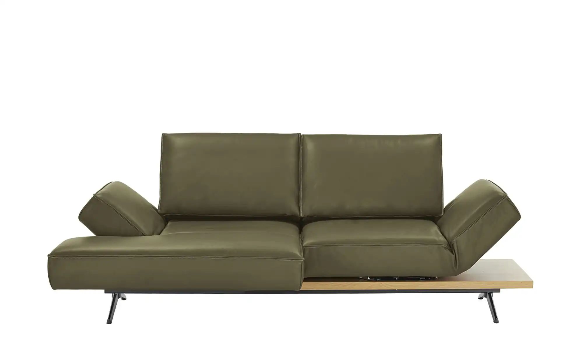 KOINOR Ecksofa Echtleder Phoenix ¦ grün ¦ Maße (cm): B: 240 H: 116 T: 132 P günstig online kaufen