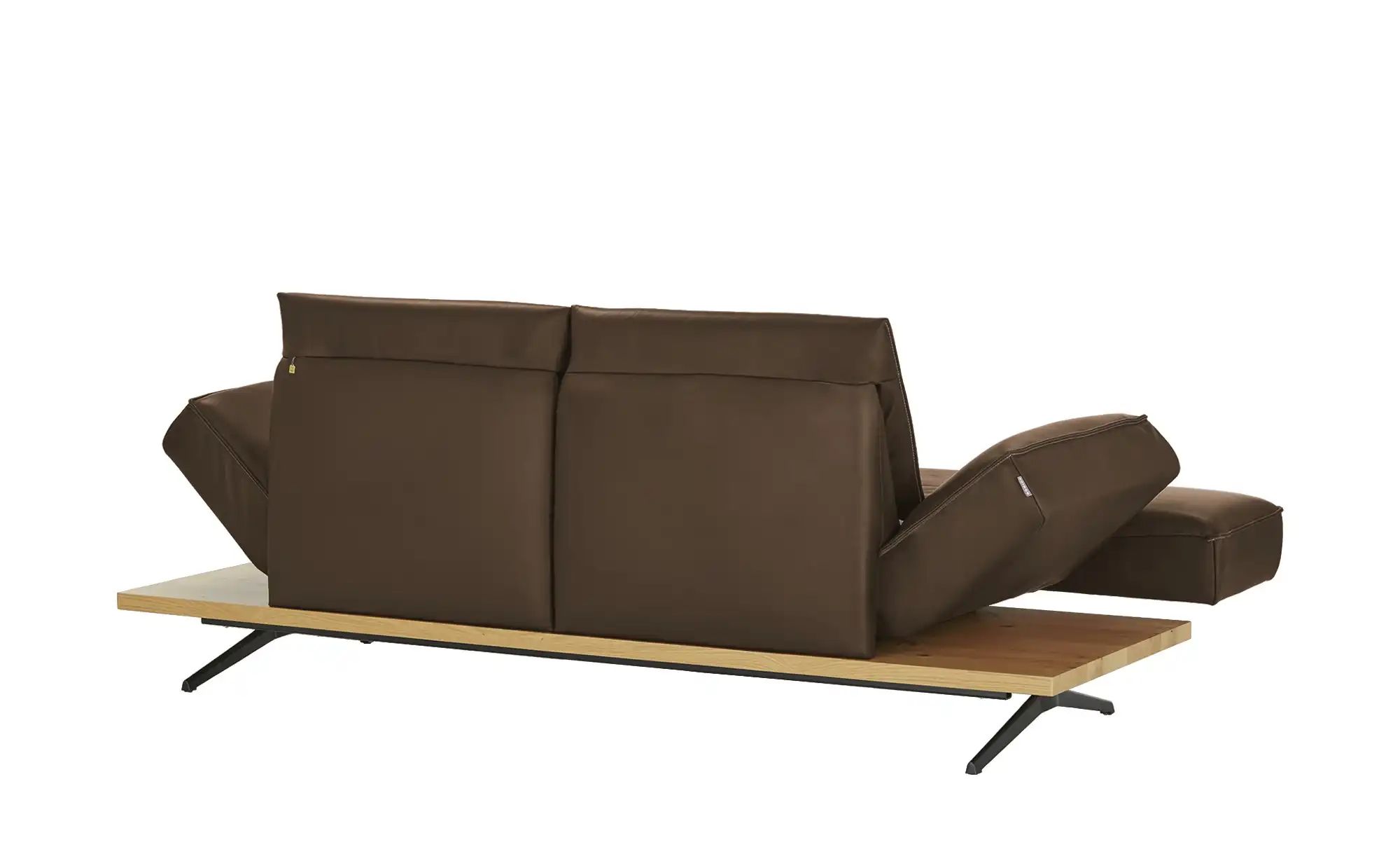 KOINOR Ecksofa Echtleder Phoenix ¦ braun ¦ Maße (cm): B: 240 H: 116 T: 132 günstig online kaufen