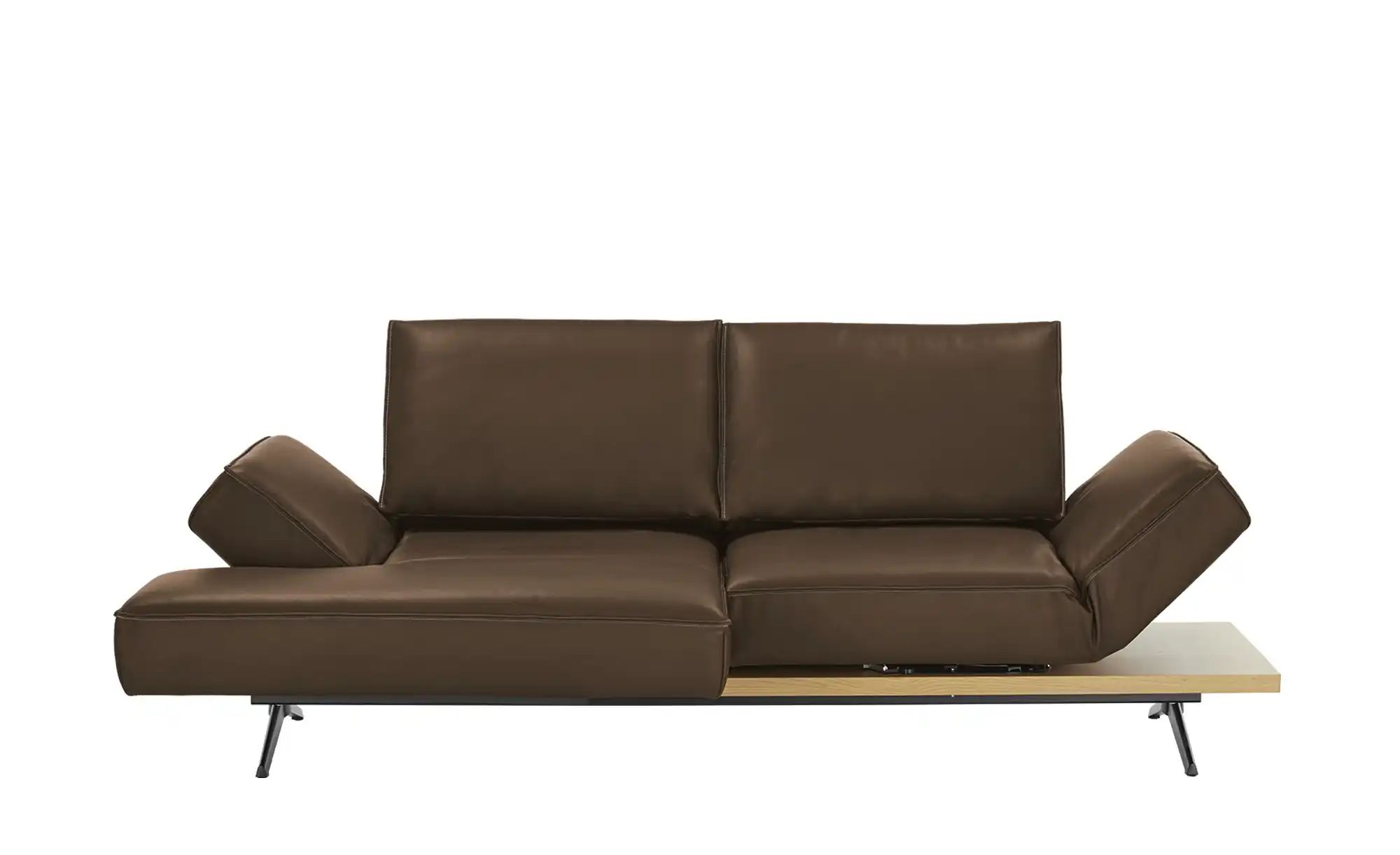 KOINOR Ecksofa Echtleder Phoenix ¦ braun ¦ Maße (cm): B: 240 H: 116 T: 132 günstig online kaufen