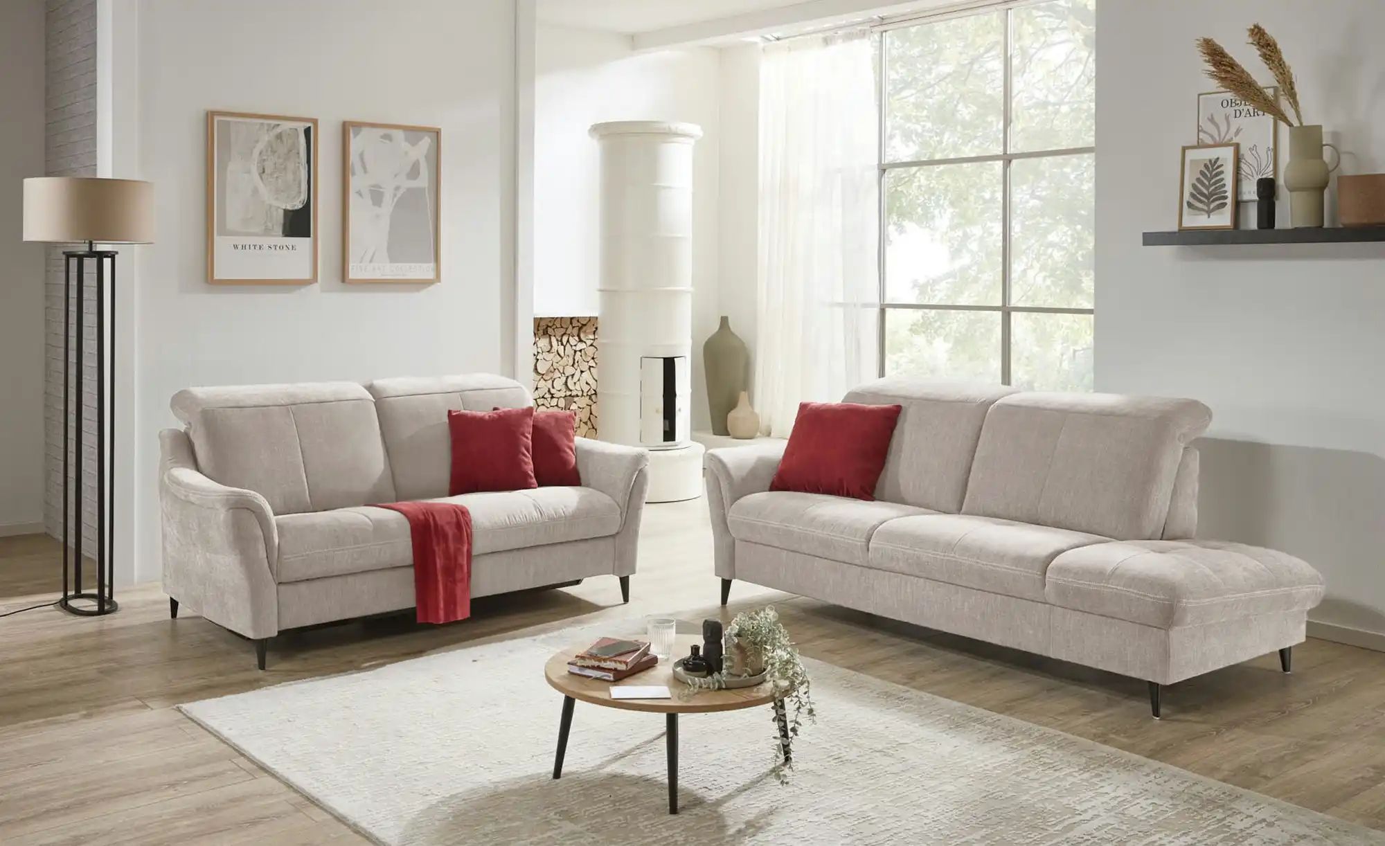 Thumbnail - meinSofa Recamiere Ellen ¦ creme ¦ Maße (cm): B: 219 H: 103 T: 102.0 Polstermöbel > Ottomanen & Recamiere - Höffner