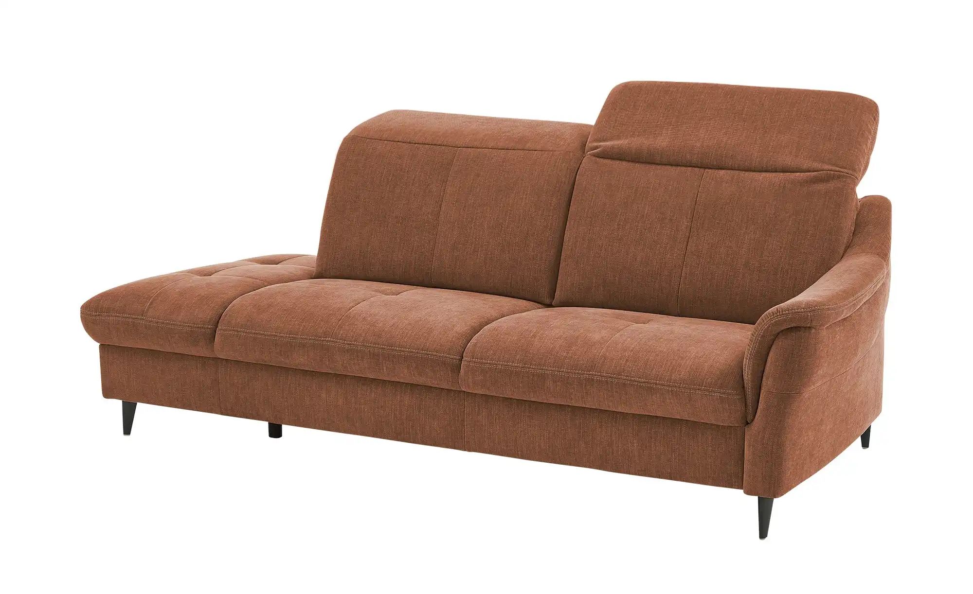 meinSofa Recamiere  Ellen ¦ orange ¦ Maße (cm): B: 219 T: 102 Polstermöbel günstig online kaufen