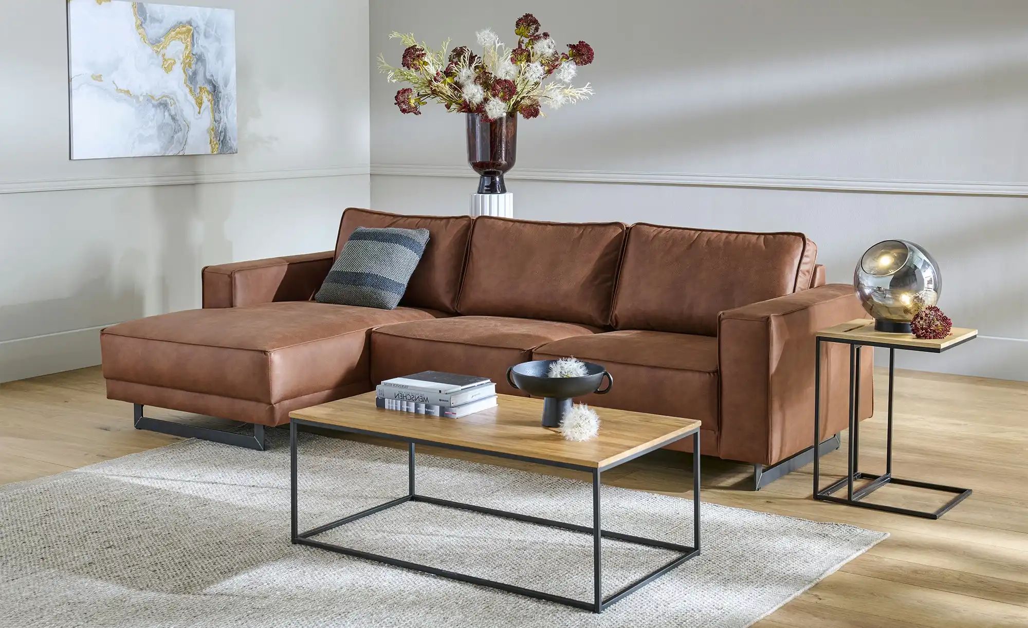 SOHO Ecksofa  Sanja ¦ braun ¦ Maße (cm): B: 285 H: 85 T: 155 Polstermöbel > günstig online kaufen