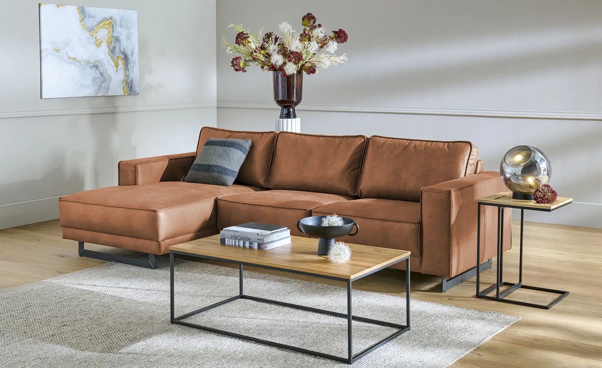 SOHO Ecksofa  Sanja ¦ braun ¦ Maße (cm): B: 285 H: 85 T: 155 Polstermöbel > günstig online kaufen