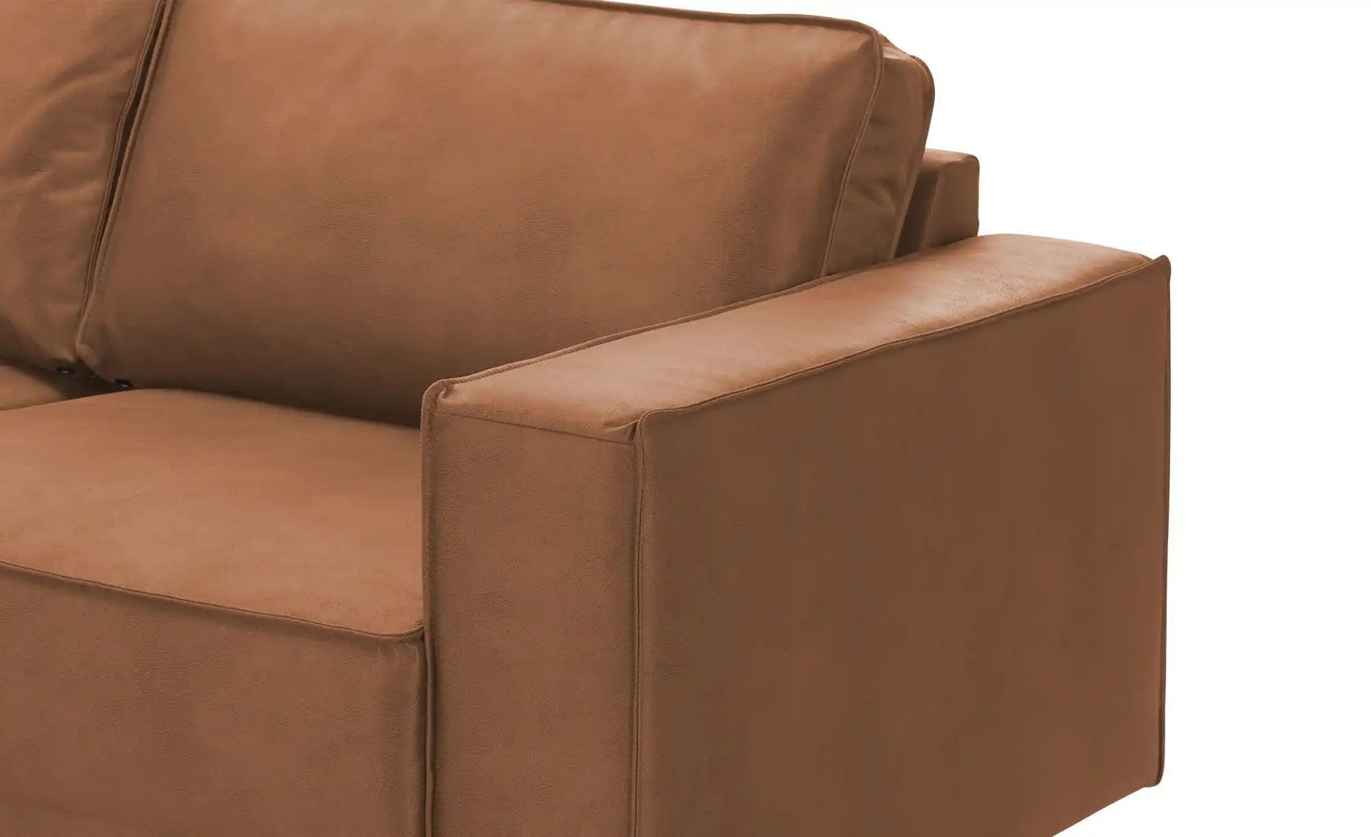 Thumbnail - SOHO Ecksofa aus recyceltem Leder Sanja ¦ braun ¦ Maße (cm): B: 285 H: 85 T: 155.0 Polstermöbel > Sofas > 3-Sitzer - Höf...