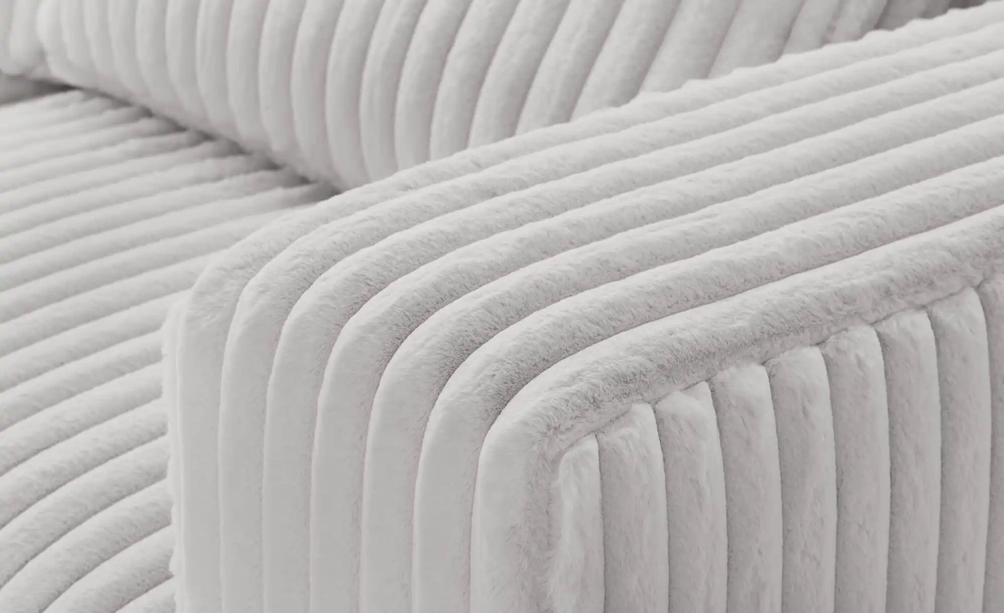 Thumbnail - switch Ecksofa in modernem Breitcord Torrino ¦ grau ¦ Maße (cm): B: 372 H: 95 T: 173.0 Polstermöbel > Sofas > Ecksofas -...
