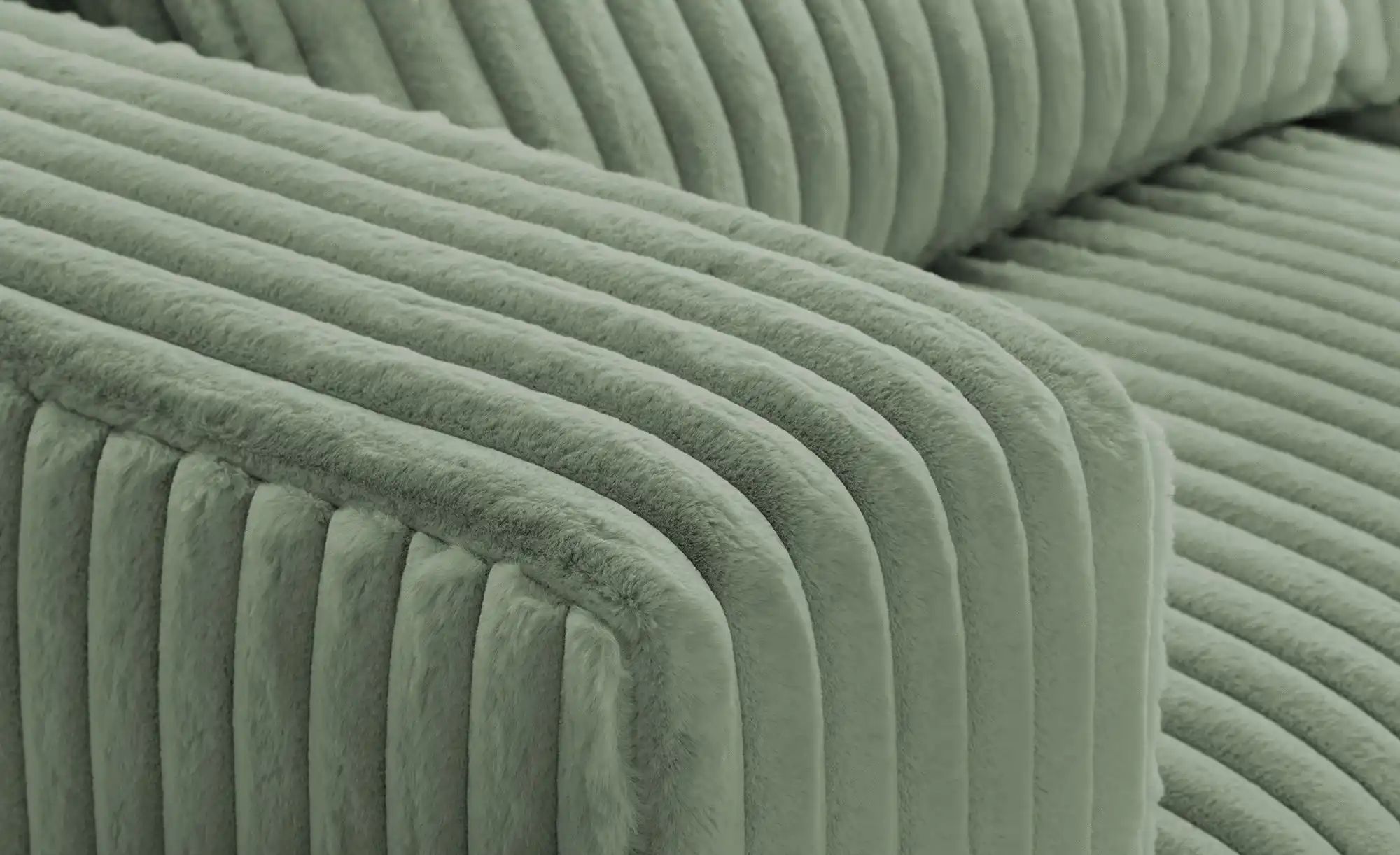 Thumbnail - switch Ecksofa in modernem Breitcord Torrino ¦ grün ¦ Maße (cm): B: 372 H: 95 T: 173.0 Polstermöbel > Sofas > Ecksofas -...