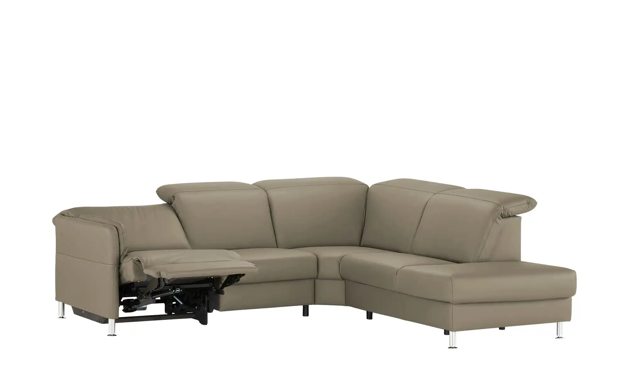 Thumbnail - meinSofa Leder-Ecksofa Leon ¦ grau ¦ Maße (cm): B: 259 H: 83 T: 236.0 Polstermöbel > Sofas > Ecksofas - Höffner