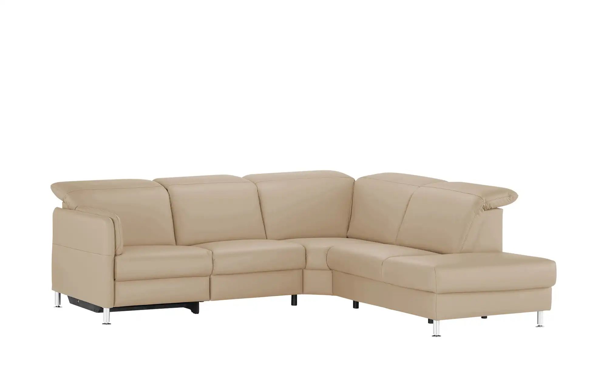 meinSofa Leder-Ecksofa  Leon ¦ beige ¦ Maße (cm): B: 259 H: 83 T: 236 Polst günstig online kaufen