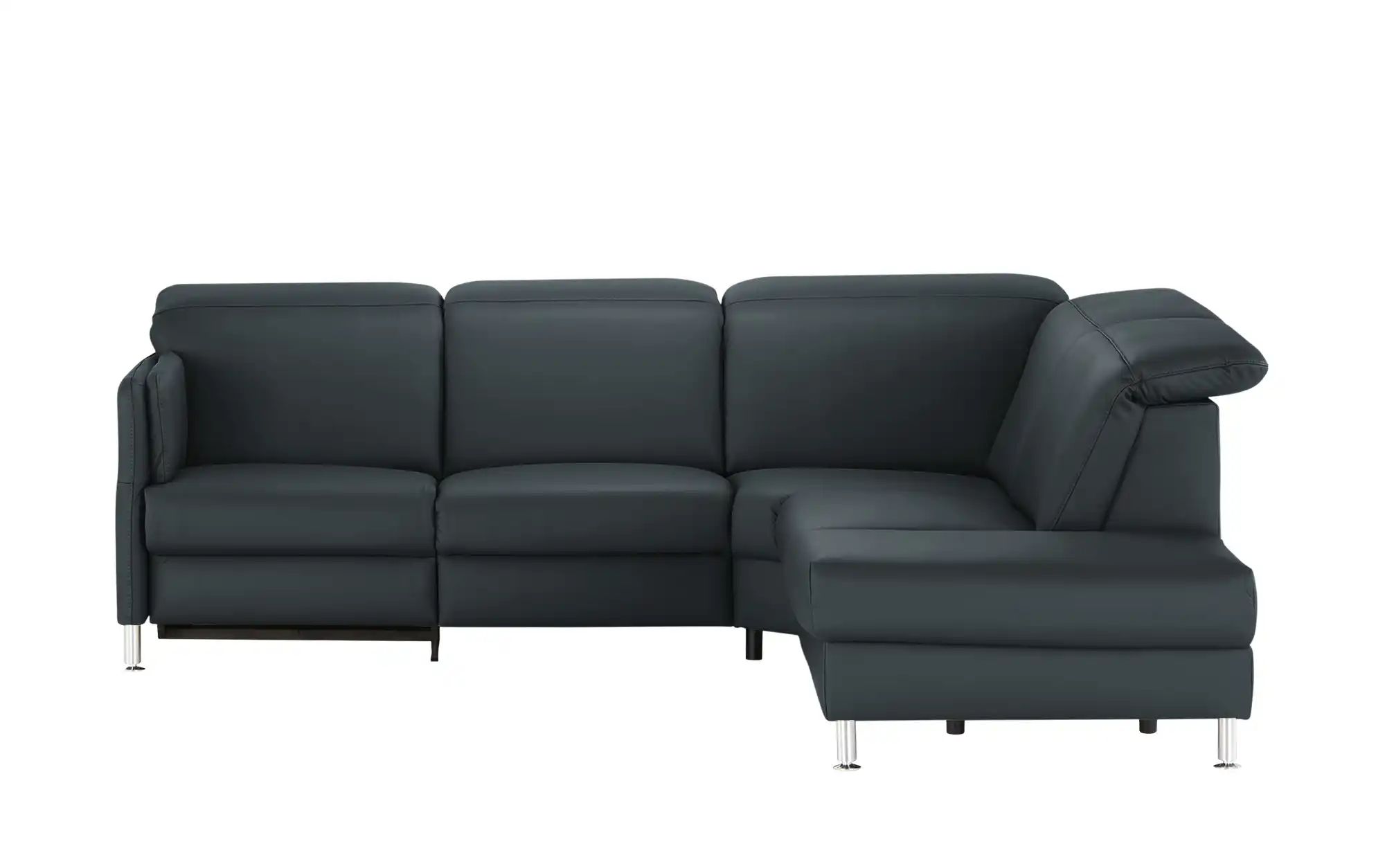 meinSofa Leder-Ecksofa  Leon ¦ blau ¦ Maße (cm): B: 259 H: 83 T: 236 Polste günstig online kaufen