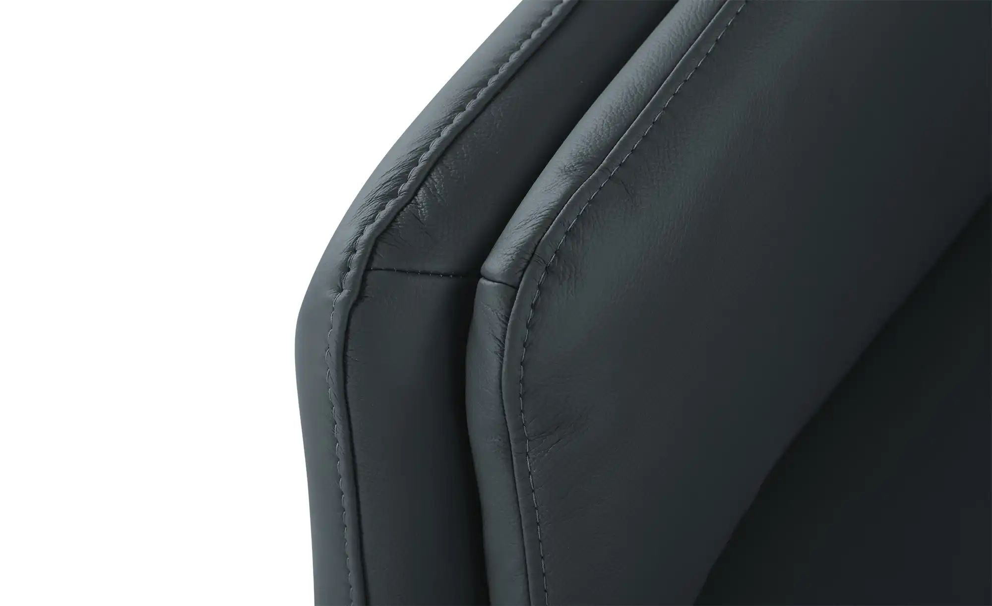 Thumbnail - meinSofa Leder-Ecksofa Leon ¦ blau ¦ Maße (cm): B: 259 H: 83 T: 236.0 Polstermöbel > Sofas > Ecksofas - Höffner