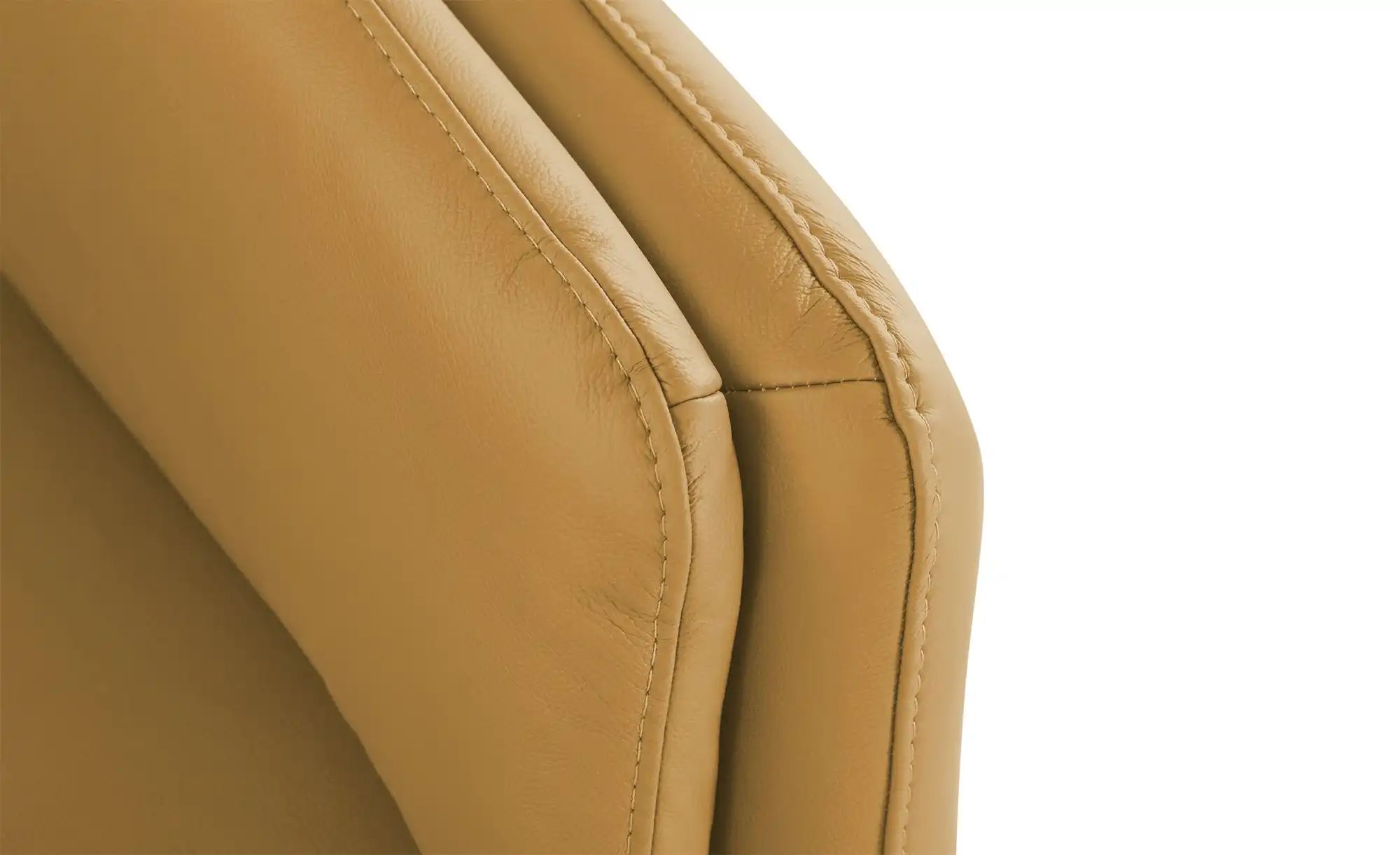Thumbnail - meinSofa Leder-Ecksofa Leon ¦ gelb ¦ Maße (cm): B: 259 H: 83 T: 236.0 Polstermöbel > Sofas > Ecksofas - Höffner