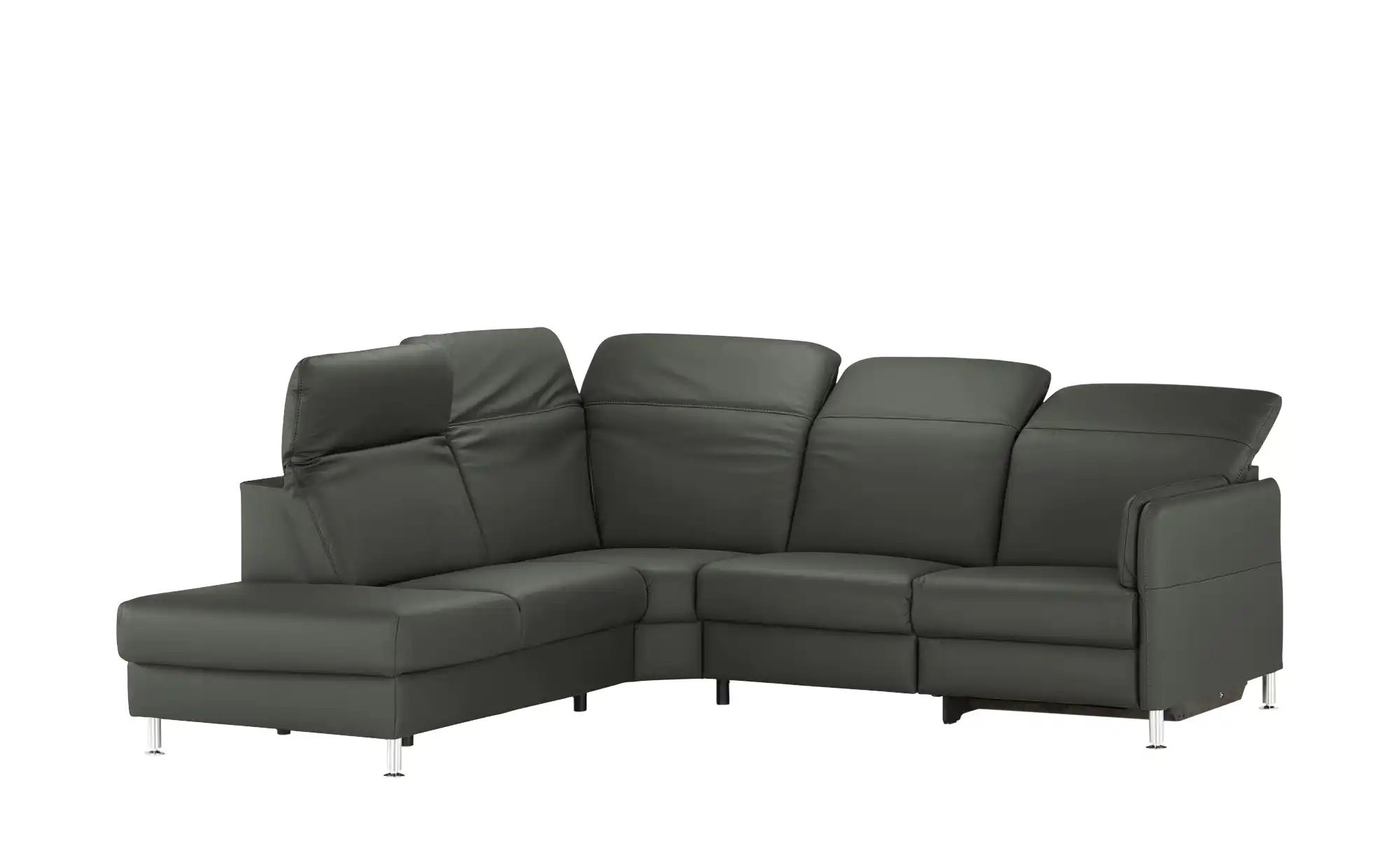 Thumbnail - meinSofa Leder-Ecksofa  Leon ¦ grau ¦ Maße (cm): B: 259 H: 83 T: 236.0 Polstermöbel > Sofas > 3-Sitzer - Höffner