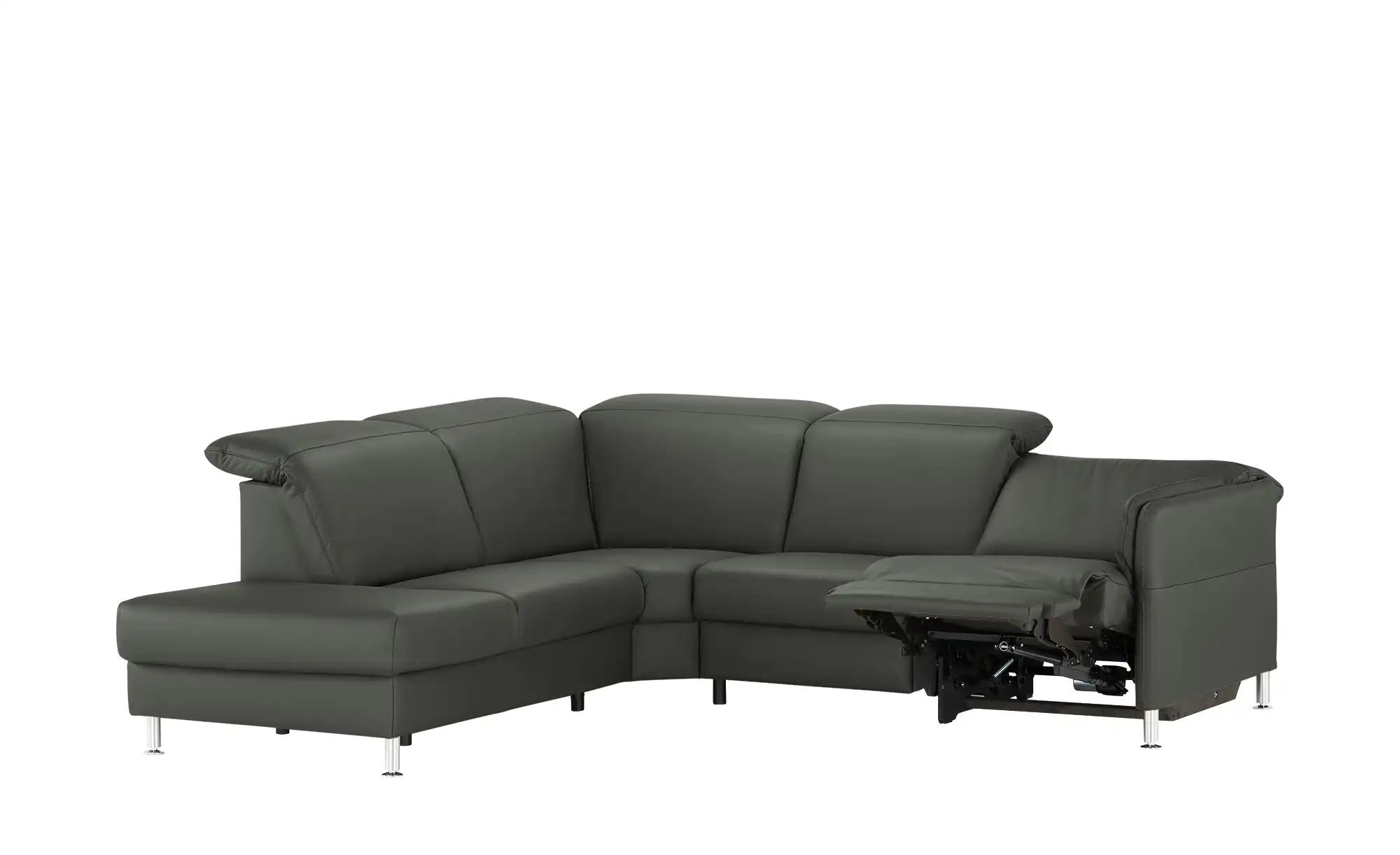 Thumbnail - meinSofa Leder-Ecksofa  Leon ¦ grau ¦ Maße (cm): B: 259 H: 83 T: 236.0 Polstermöbel > Sofas > 3-Sitzer - Höffner