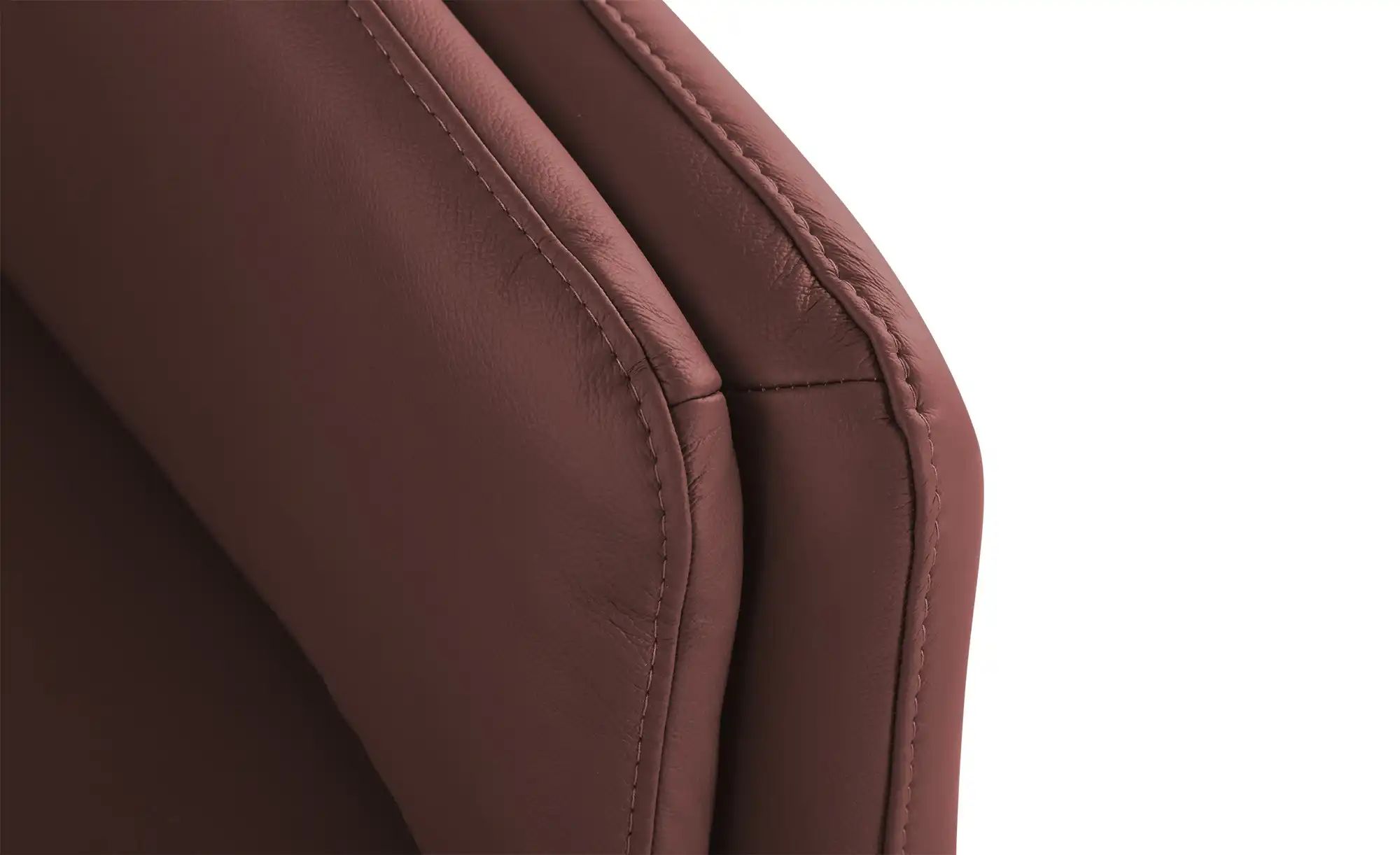 Thumbnail - meinSofa Leder-Ecksofa Leon ¦ rot ¦ Maße (cm): B: 259 H: 83 T: 236.0 Polstermöbel > Sofas > 3-Sitzer - Höffner