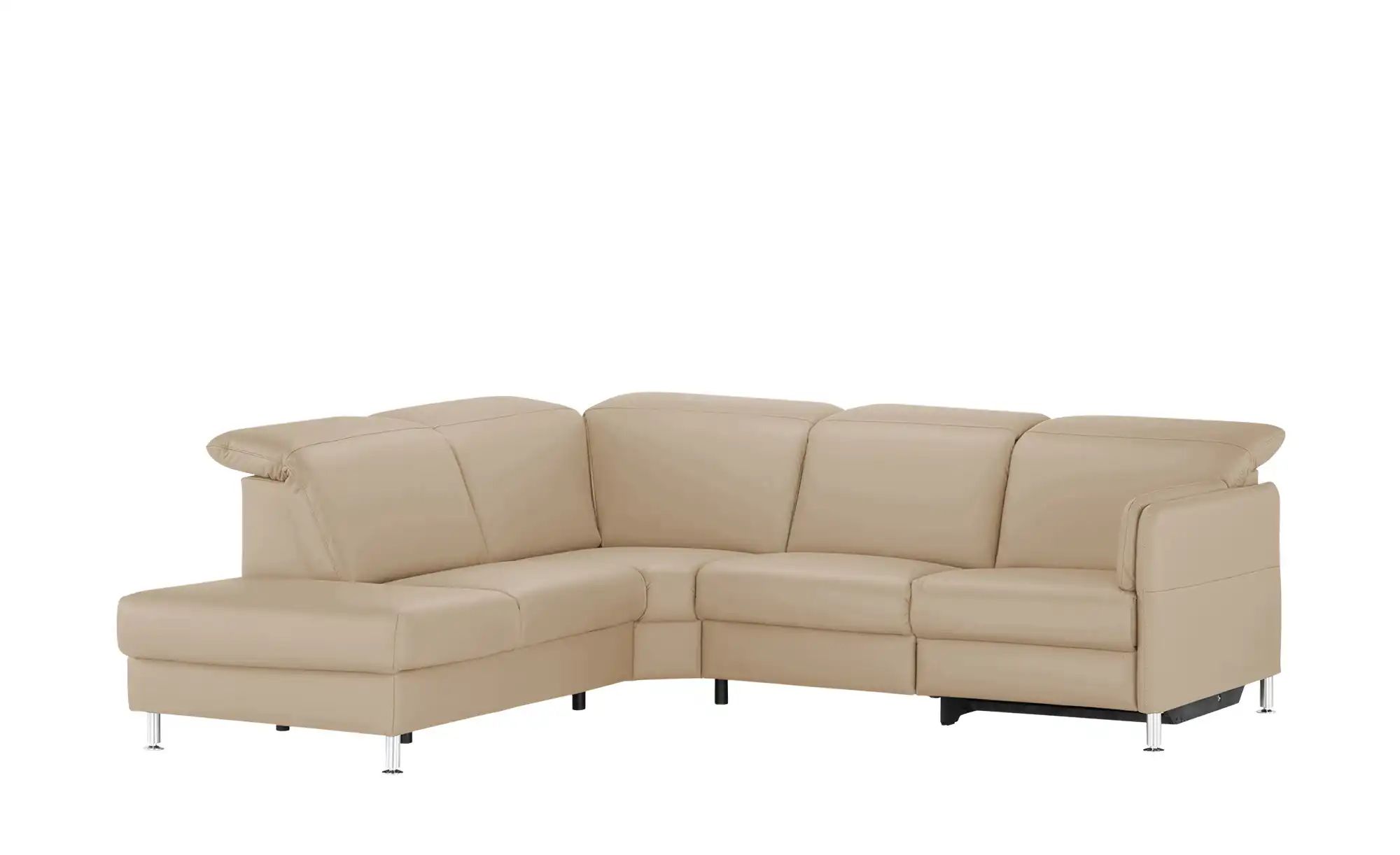 meinSofa Leder-Ecksofa  Leon ¦ beige ¦ Maße (cm): B: 259 H: 83 T: 236 Polst günstig online kaufen