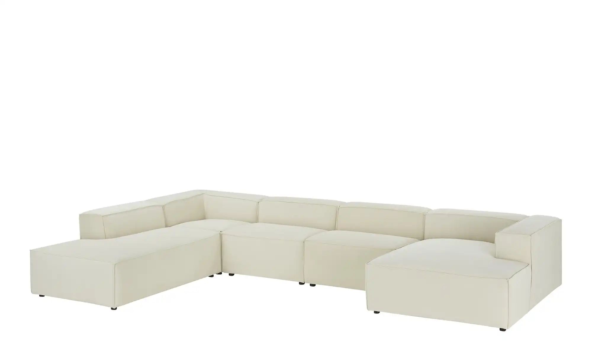 Wohnlandschaft   Relana  ¦ weiß ¦ Maße (cm): B: 395 H: 69 T: 245.0 Polsterm günstig online kaufen