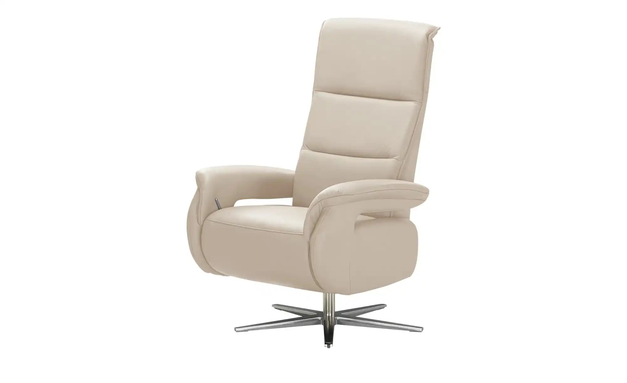 Wohnwert Relaxsessel Echtleder Mira ¦ beige ¦ Maße (cm): B: 81 H: 119 T: 93 günstig online kaufen