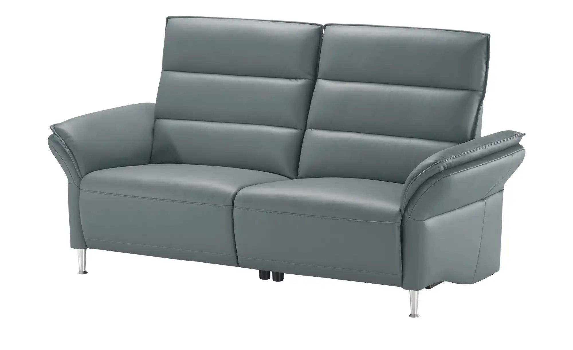 Thumbnail - Wohnwert Einzelsofa Leder Marlena ¦ grau ¦ Maße (cm): B: 208 H: 107 T: 97.0 Polstermöbel > Sofas > 3-Sitzer - Höffner