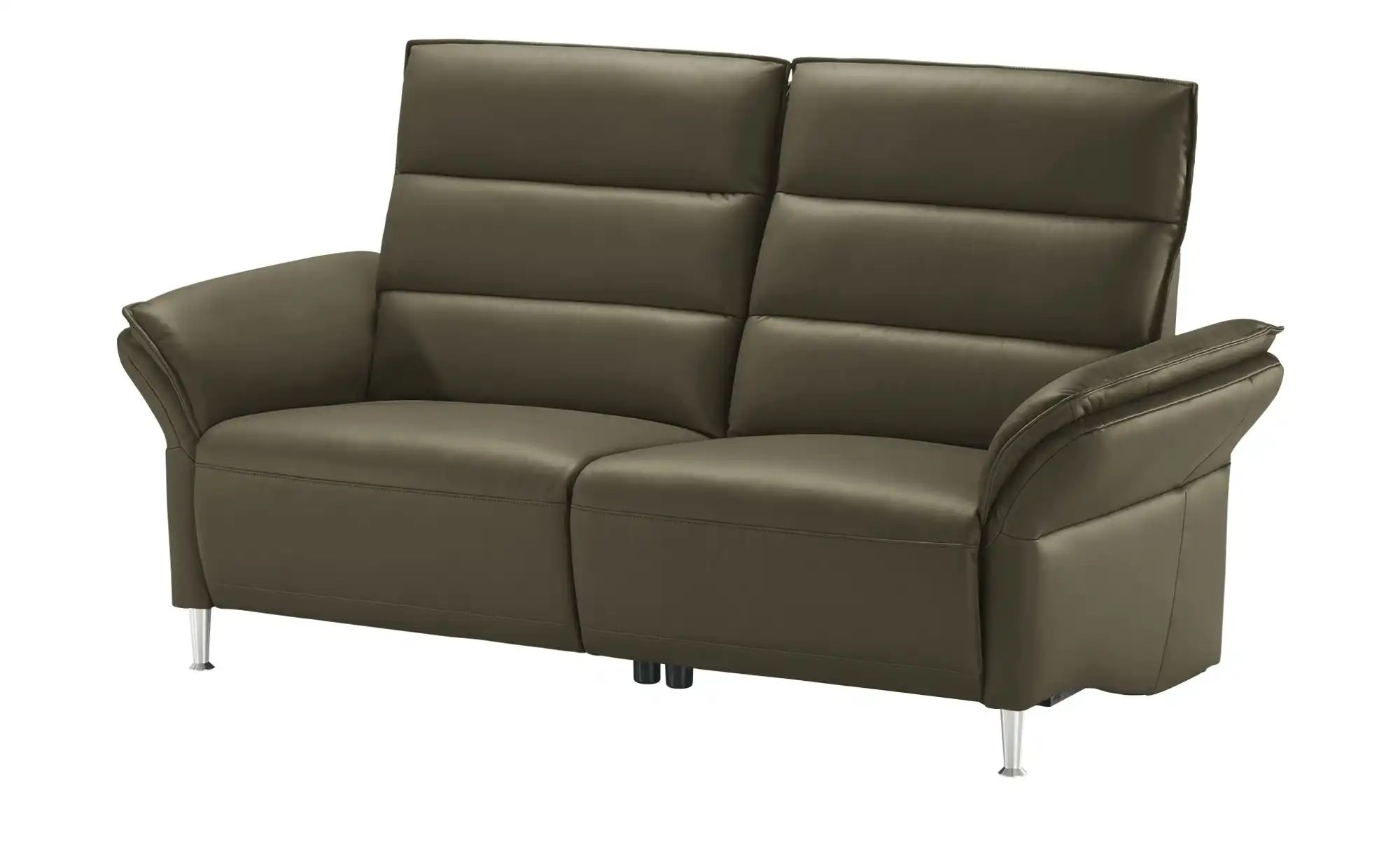 Wohnwert Einzelsofa Leder Marlena ¦ grün ¦ Maße (cm): B: 208 H: 107 T: 97.0 günstig online kaufen