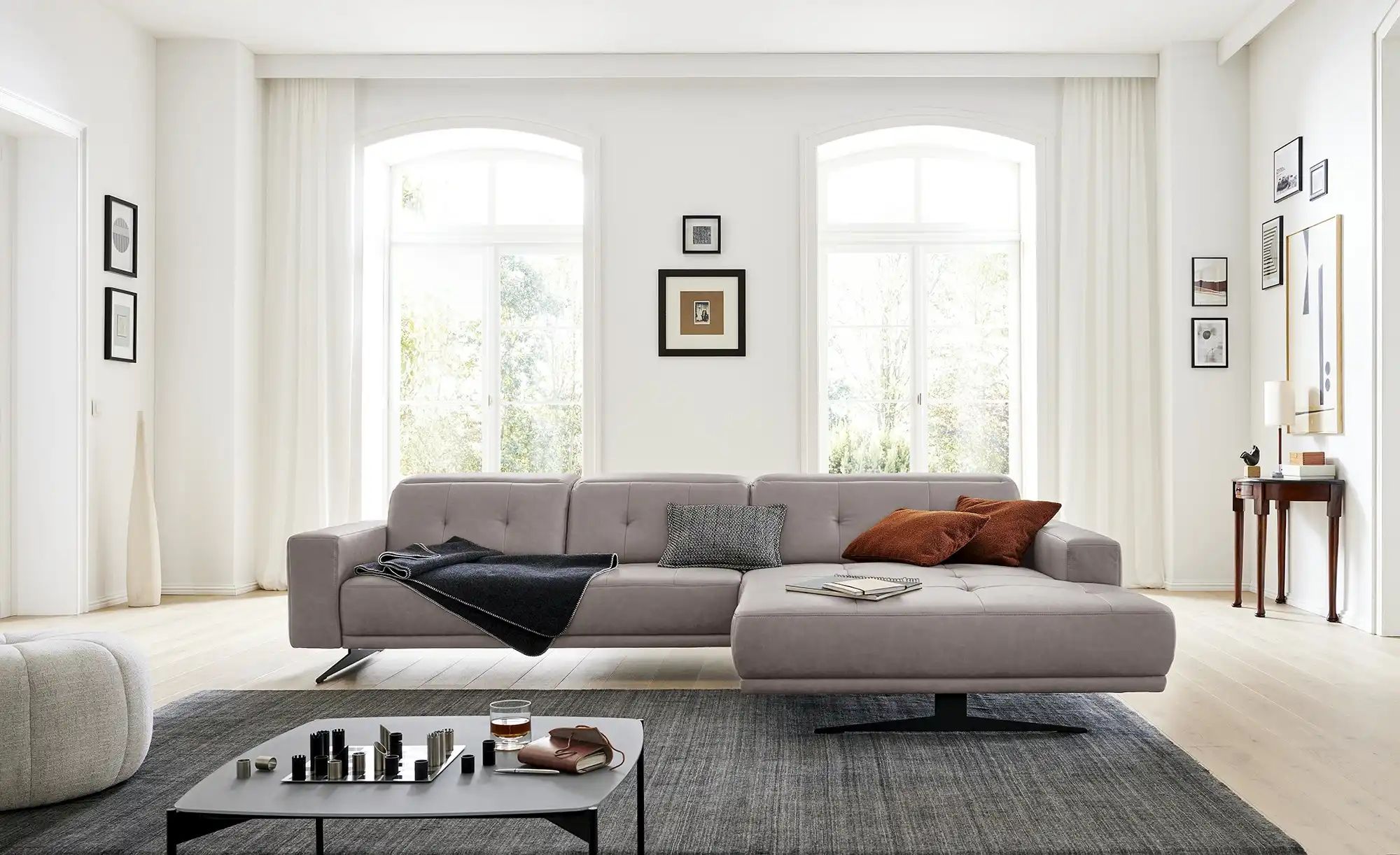 Wohnwert Ecksofa  Bea ¦ grau ¦ Maße (cm): B: 331 H: 101 T: 199.0 Polstermöb günstig online kaufen