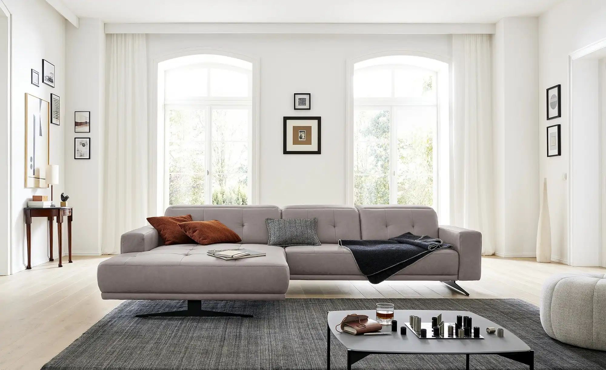 Thumbnail - Wohnwert Ecksofa Bea ¦ grau ¦ Maße (cm): B: 331 H: 101 T: 199.0 Polstermöbel > Sofas > Ecksofas - Höffner