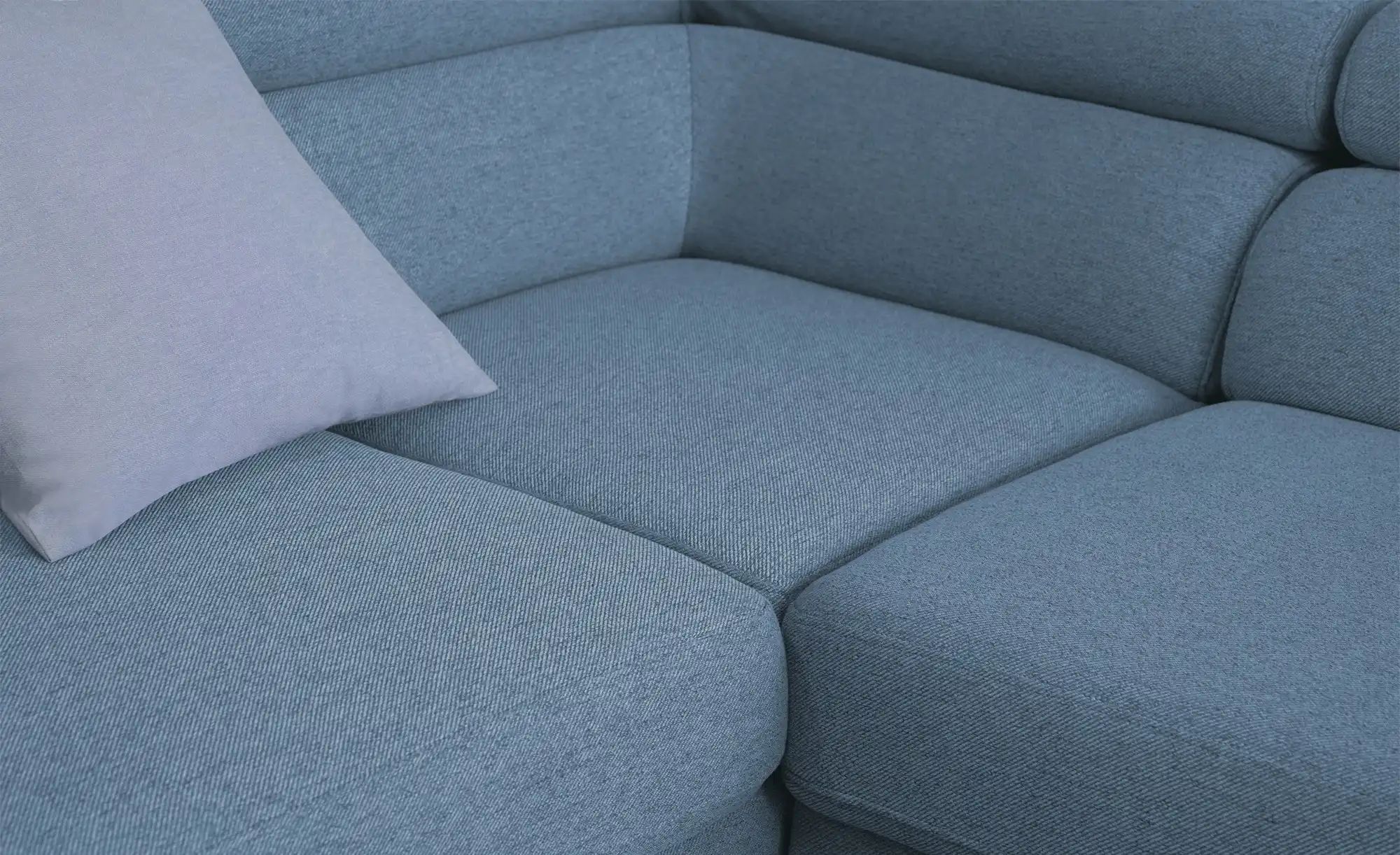 Thumbnail - switch Ecksofa  Lavos ¦ blau ¦ Maße (cm): B: 346 H: 85 T: 221.0 Polstermöbel > Sofas > Schlafsofas - Höffner