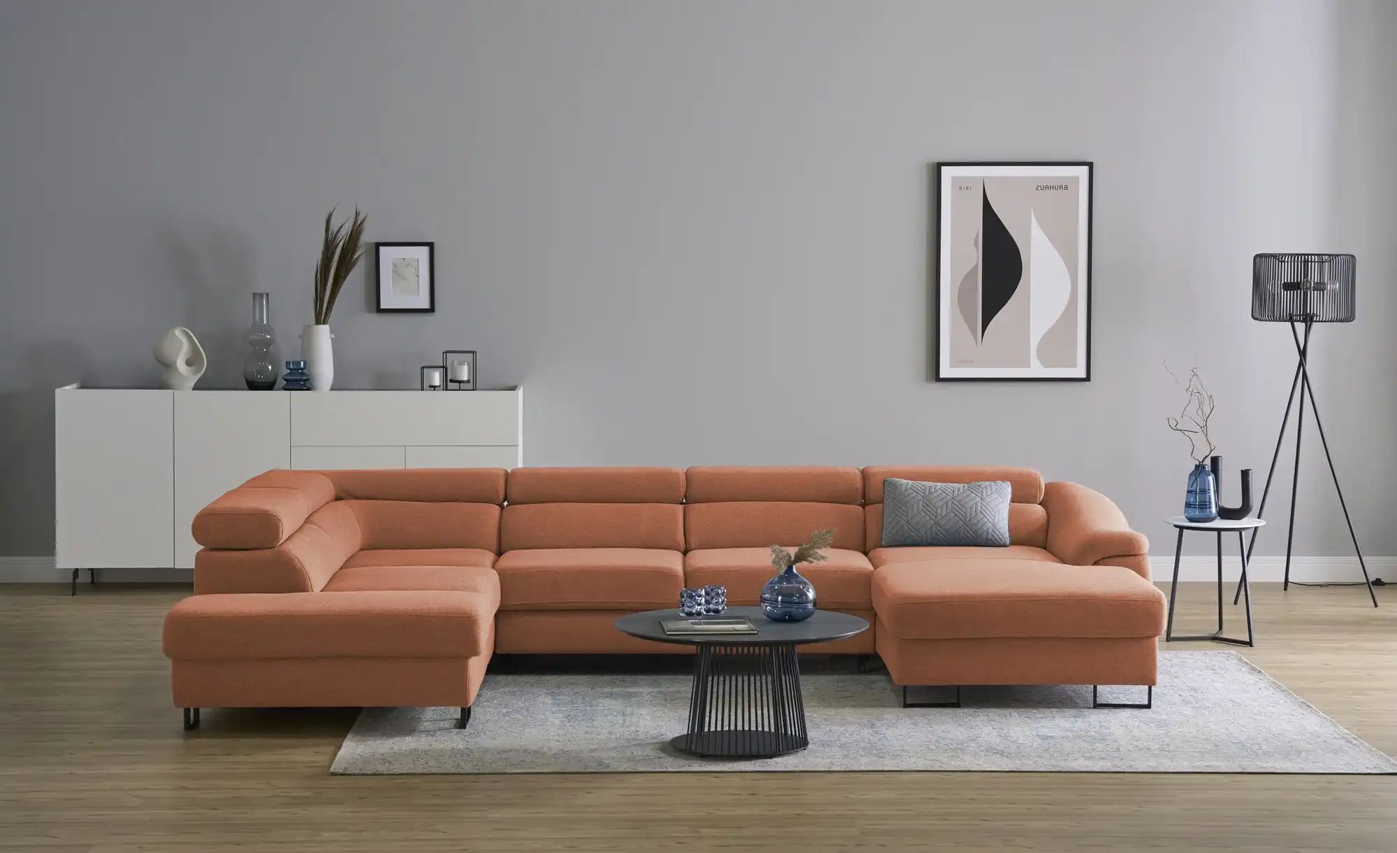 Thumbnail - switch Ecksofa  Lavos ¦ braun ¦ Maße (cm): B: 346 H: 85 T: 221.0 Polstermöbel > Sofas > Wohnlandschaften - Höffner