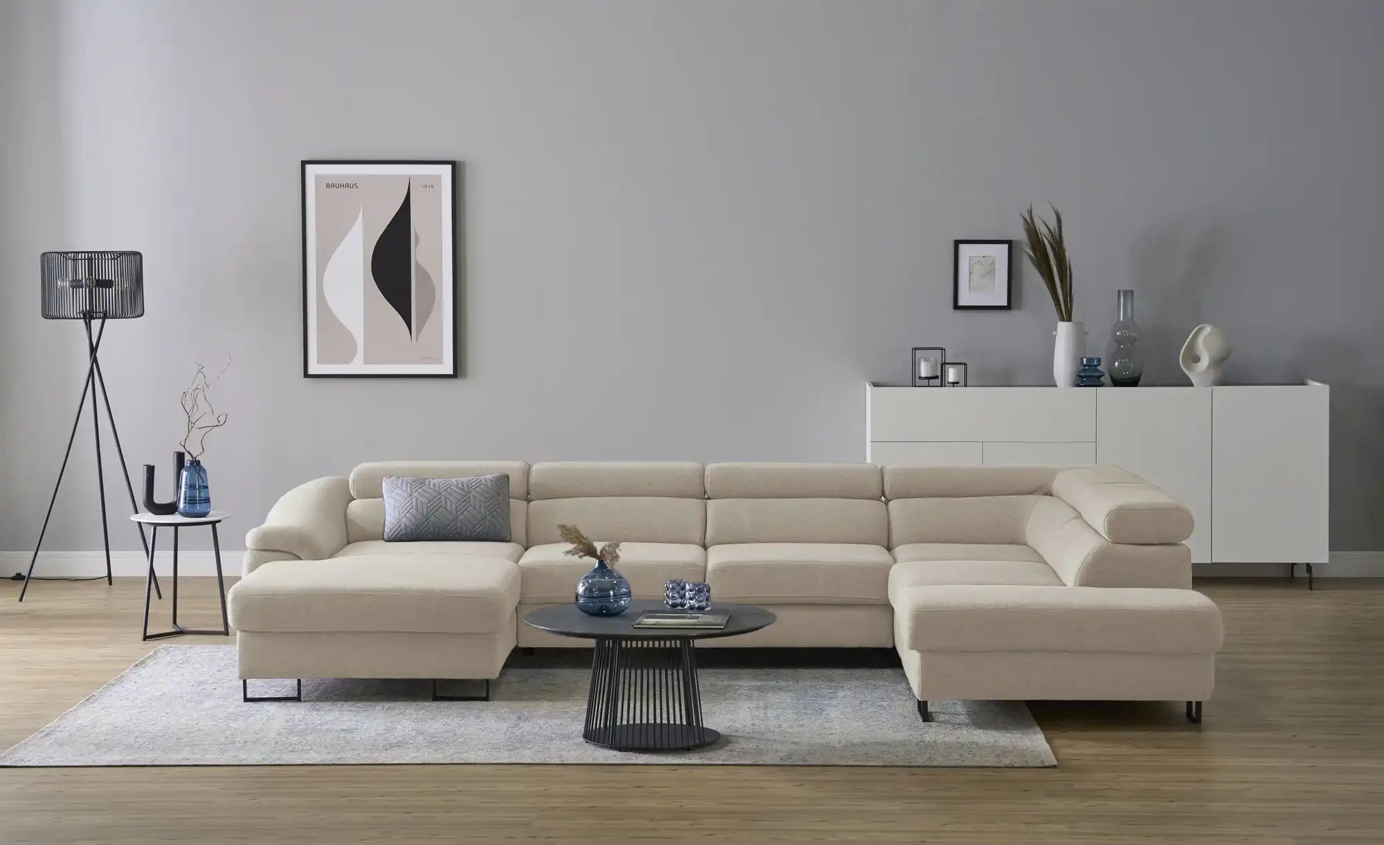 Thumbnail - switch Ecksofa Lavos ¦ beige ¦ Maße (cm): B: 346 H: 85 T: 221.0 Polstermöbel > Sofas > Wohnlandschaften - Höffner
