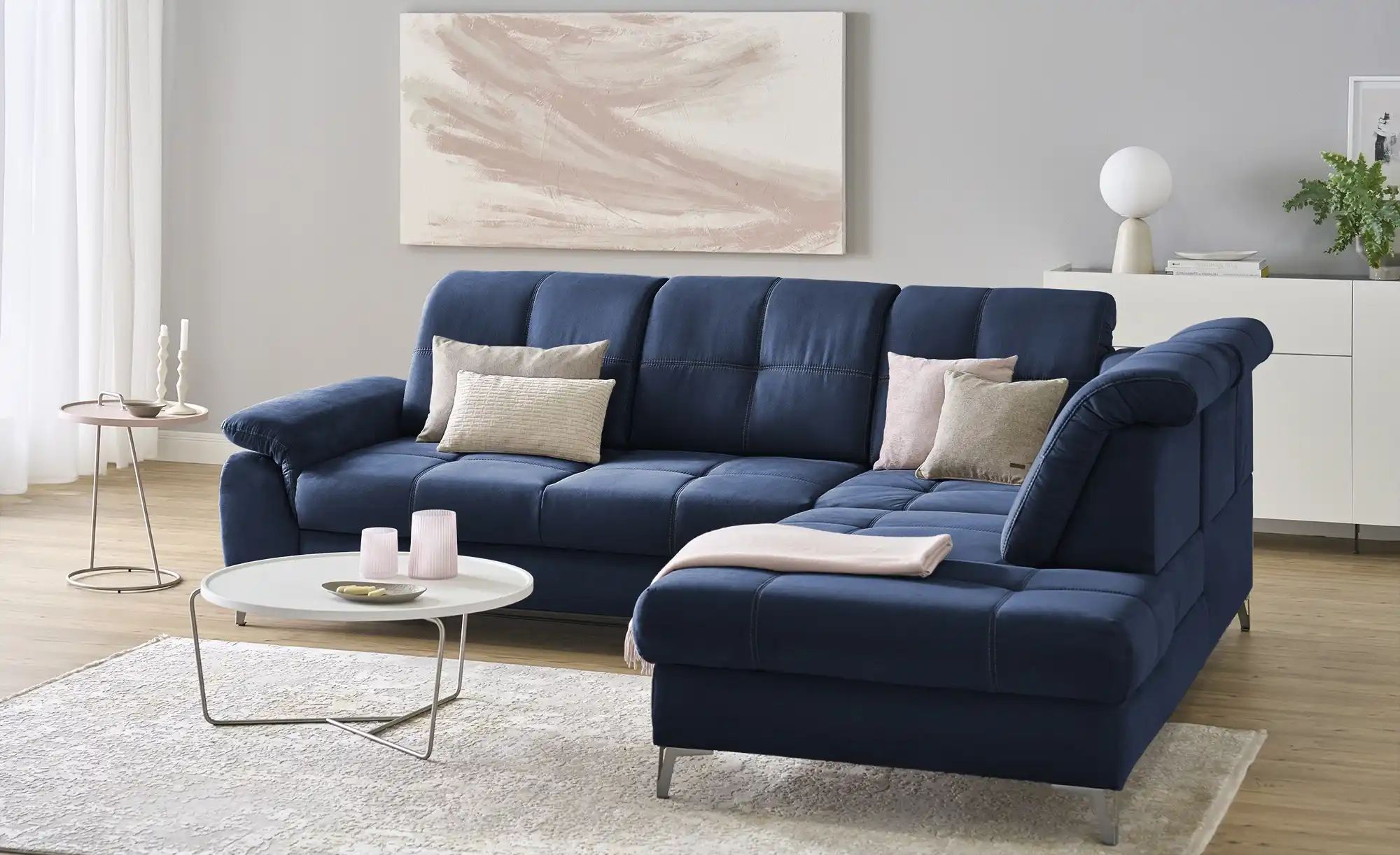 medium Ecksofa  Planova II ¦ blau ¦ Maße (cm): B: 282 H: 114 T: 241.0 Polst günstig online kaufen
