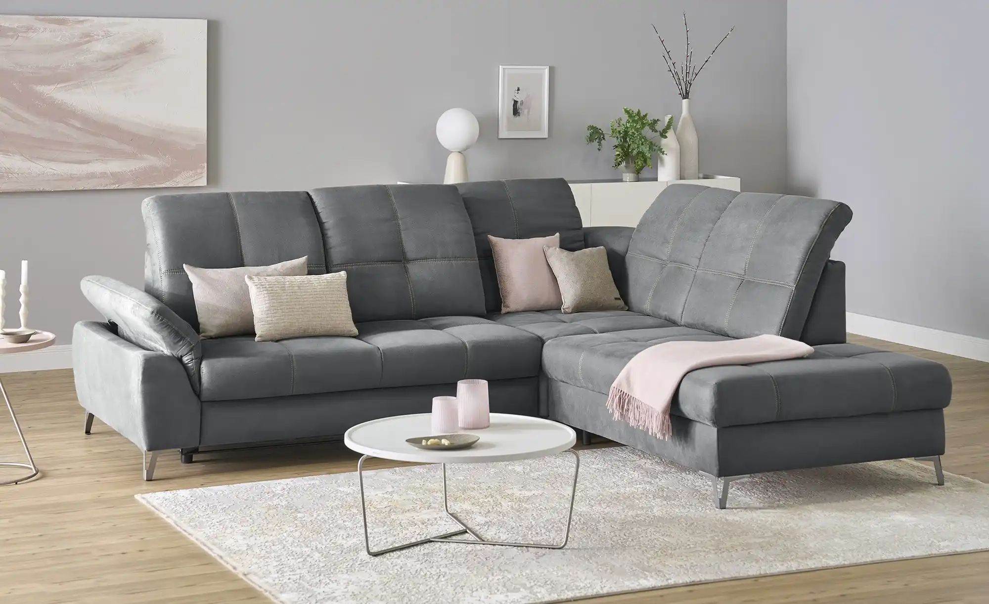 Thumbnail - medium Ecksofa Planova II ¦ grau ¦ Maße (cm): B: 282 H: 114 T: 241.0 Polstermöbel > Sofas > Ecksofas - Höffner