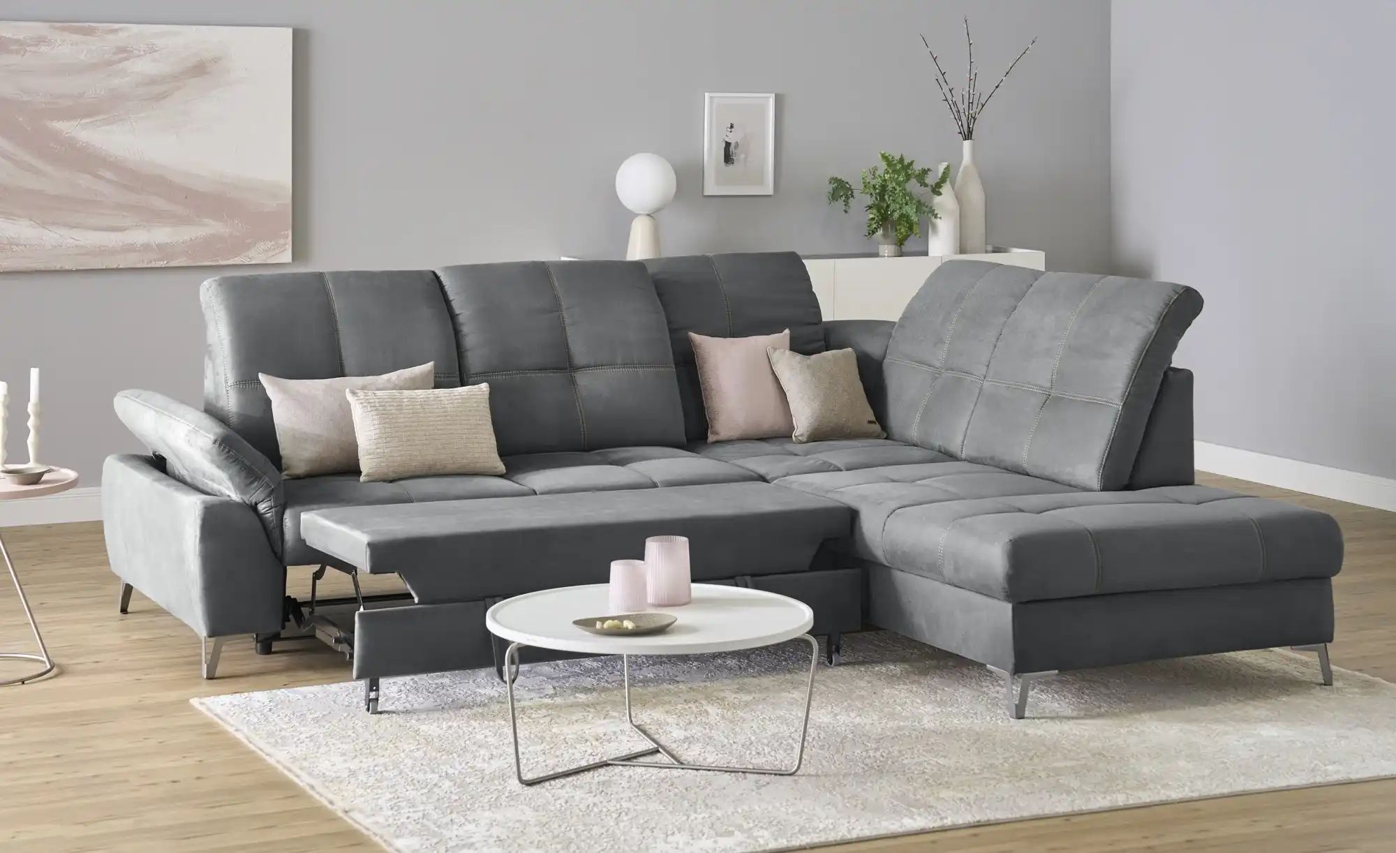 Thumbnail - medium Ecksofa Planova II ¦ grau ¦ Maße (cm): B: 282 H: 114 T: 241.0 Polstermöbel > Sofas > Ecksofas - Höffner