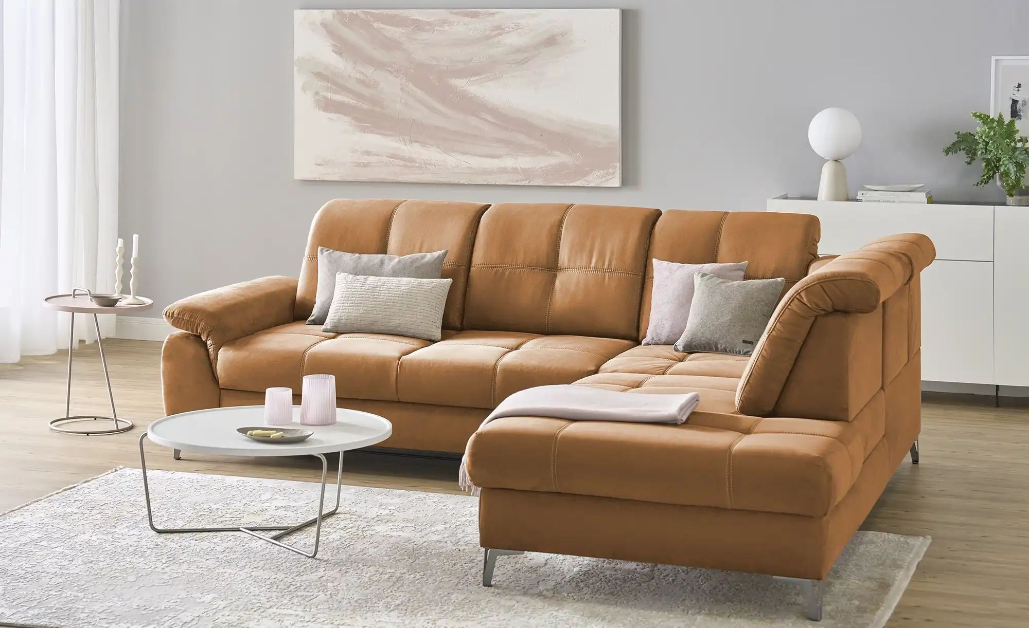 medium Ecksofa  Planova II ¦ gelb ¦ Maße (cm): B: 282 H: 114 T: 241 Polster günstig online kaufen